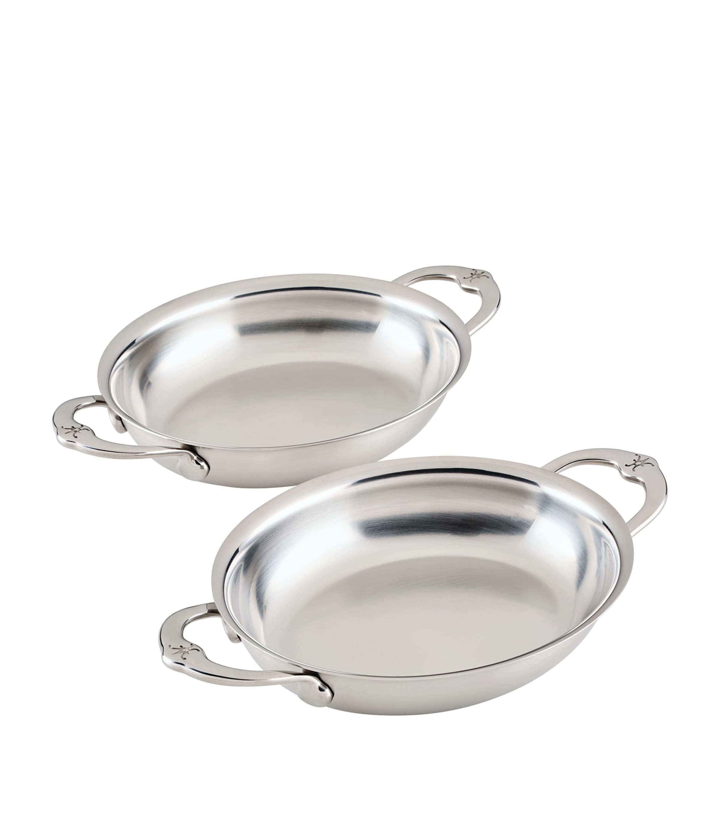 Stainless Steel Oval Au Gratin Dish (Set of 2)