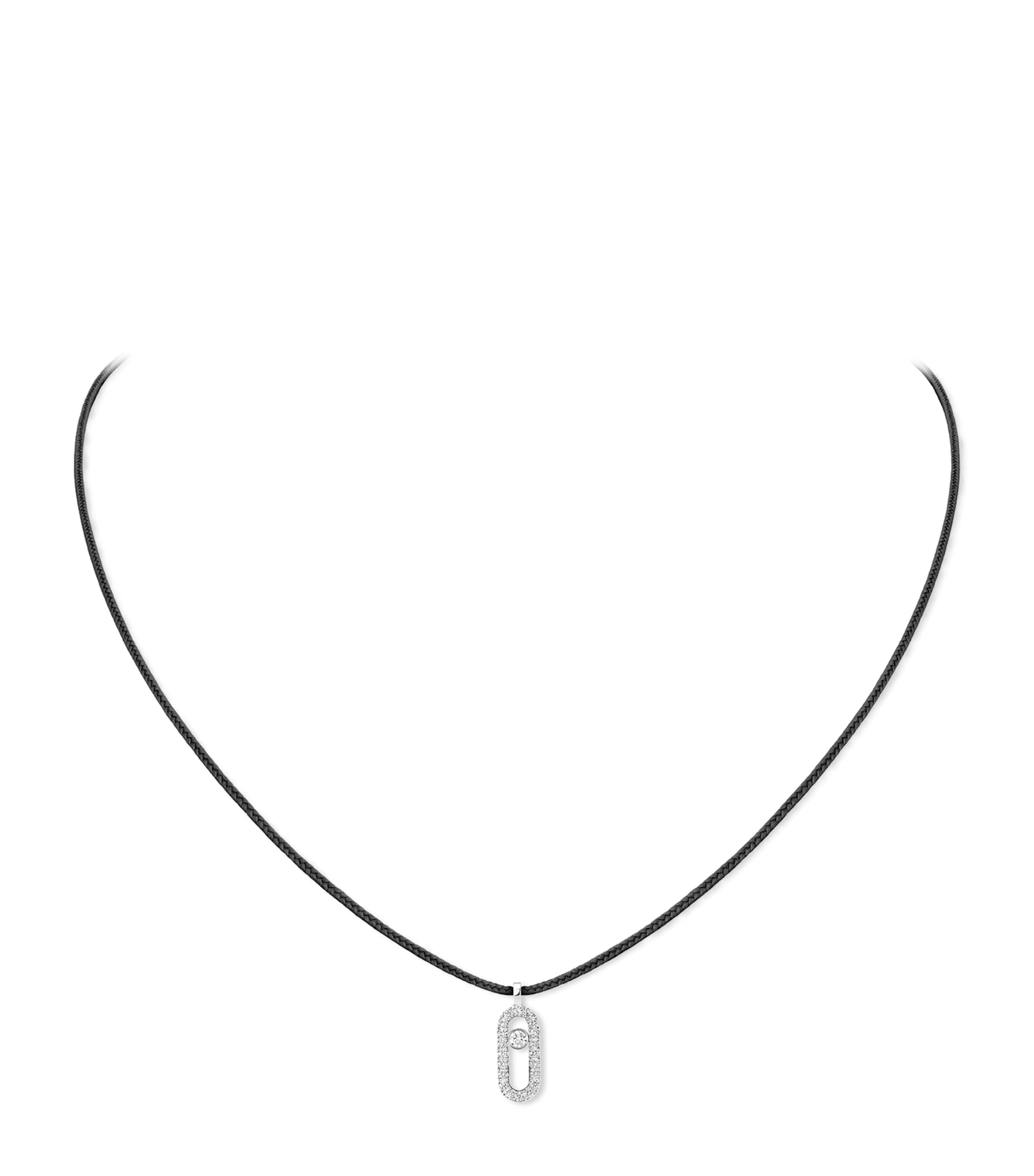 Messika Care(s) White Gold and Diamond Necklace (0.09ct)