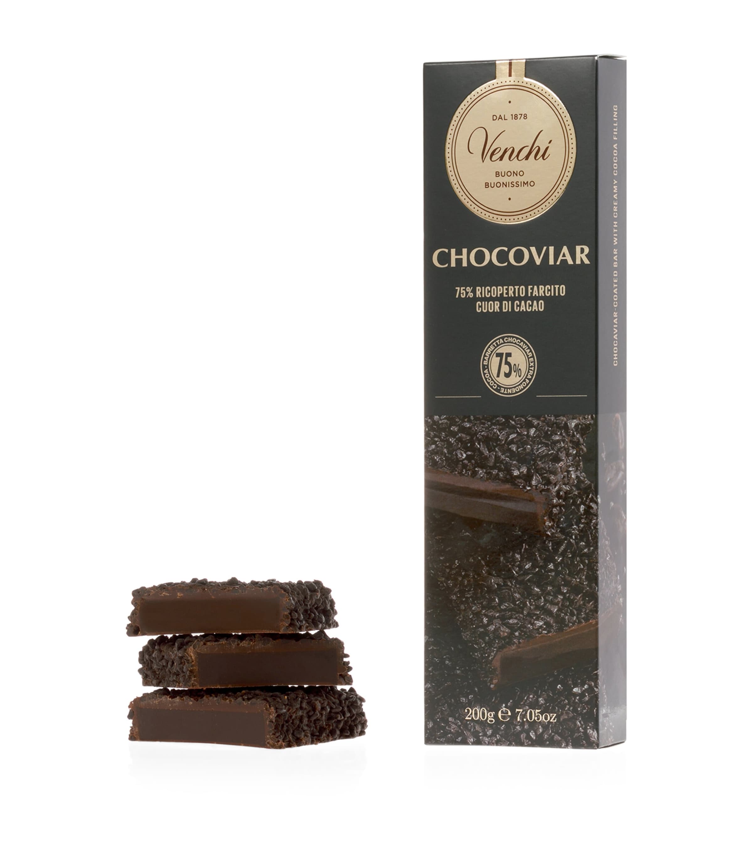 Dark Chocolate Chocoviar Soft Bar (200g)