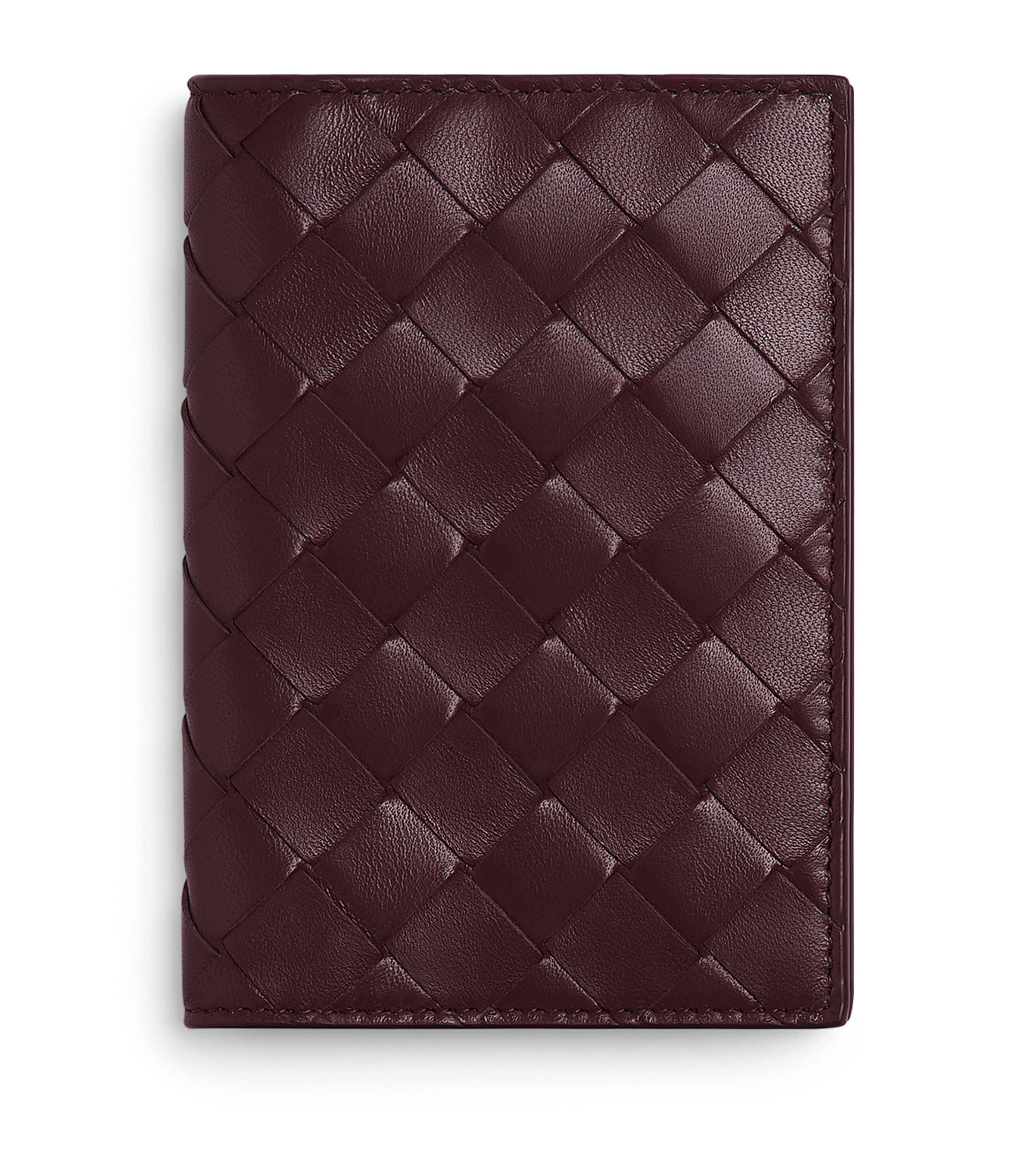 Bottega Veneta Leather Intrecciato Passport Holder