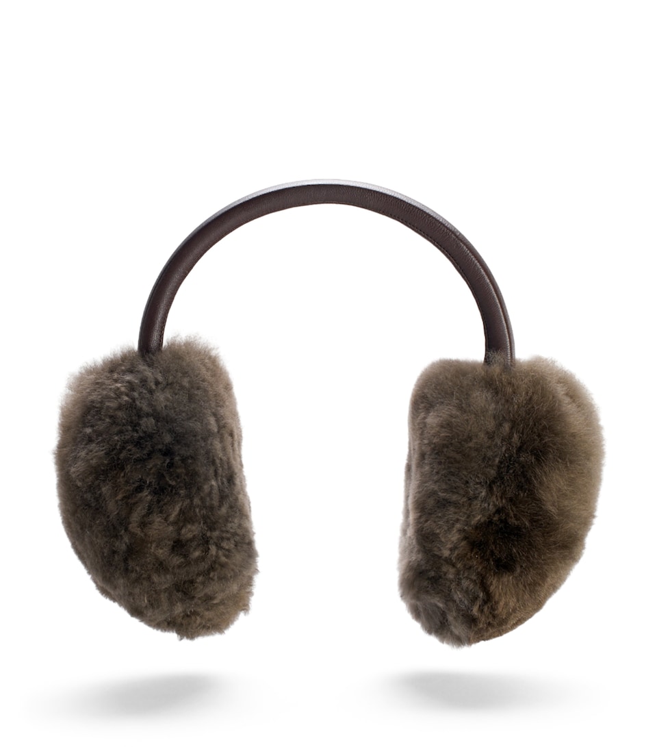 Weich Royal Alpaca Wool Olmo Earmuffs Beige