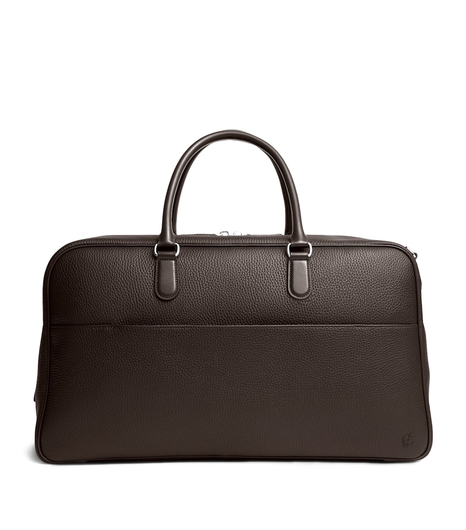 Carl Friedrik Leather Granville Duffle Bag Chocolate