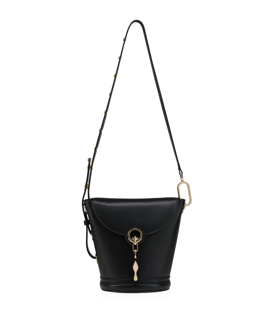 Christian Louboutin Flo Small Leather Bucket Bag