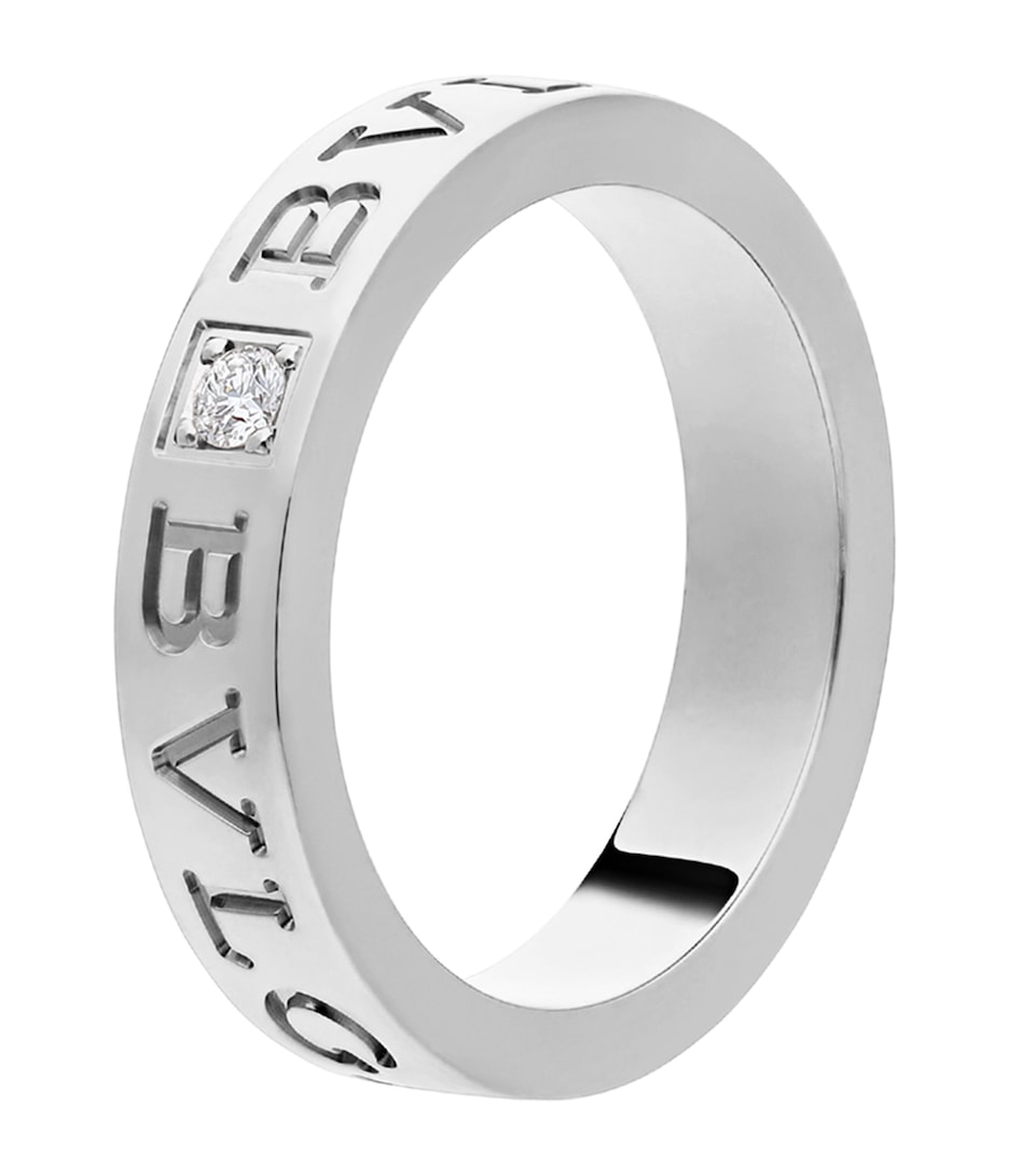 Bvlgari White Gold and Diamond B.zero1 Ring White Gold