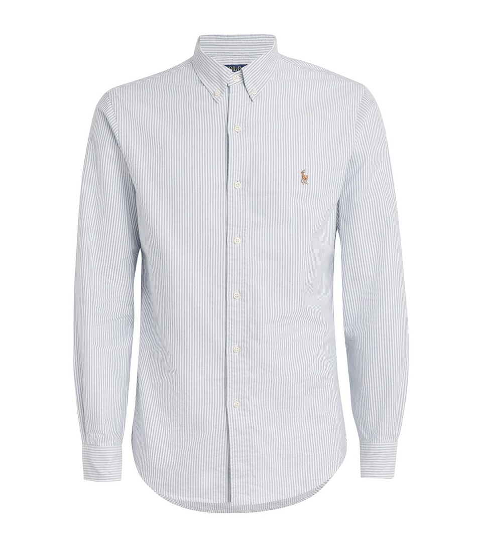 Cotton Striped Oxford Shirt