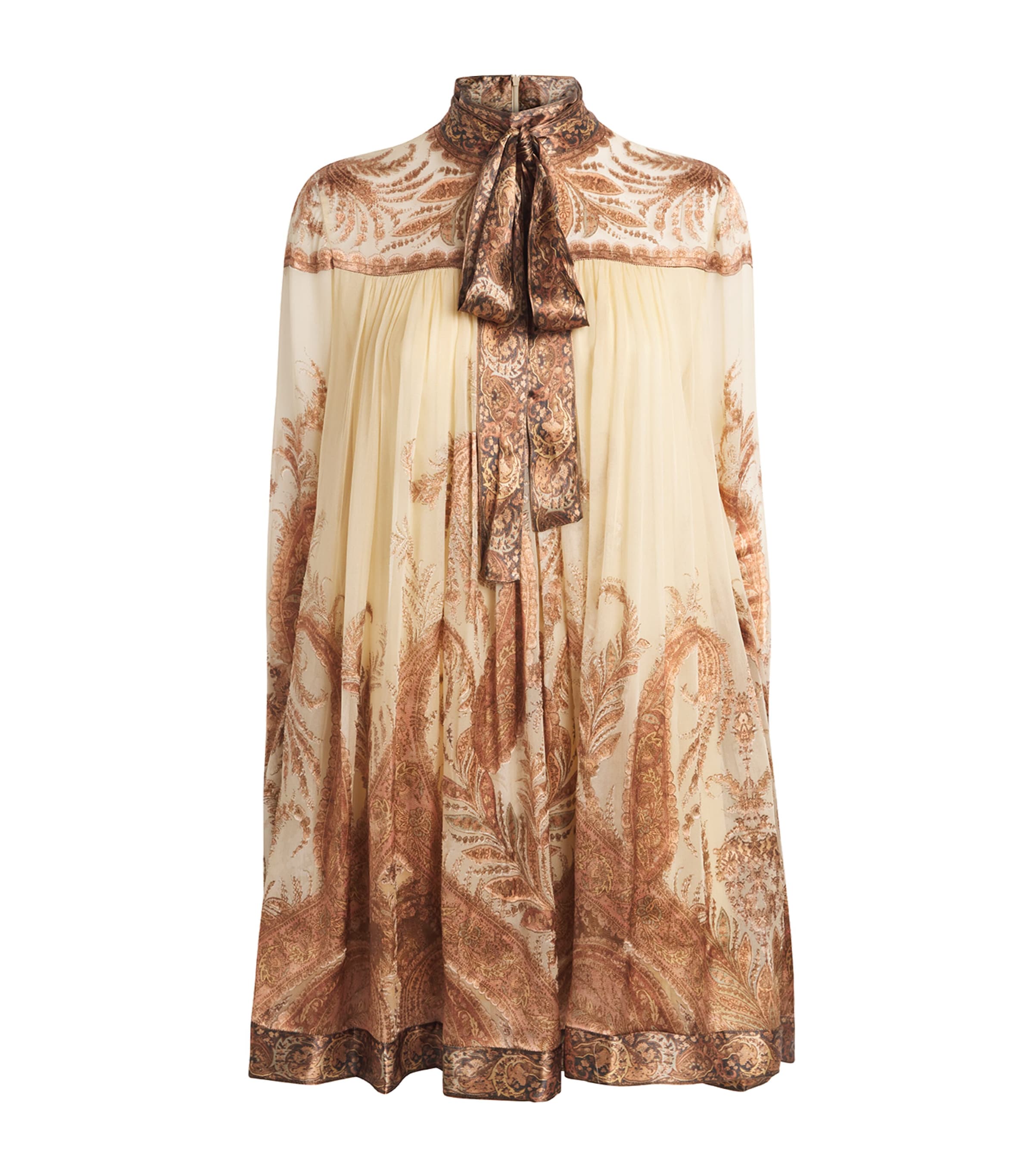 Printed Batwing Hypnotic Mini Dress