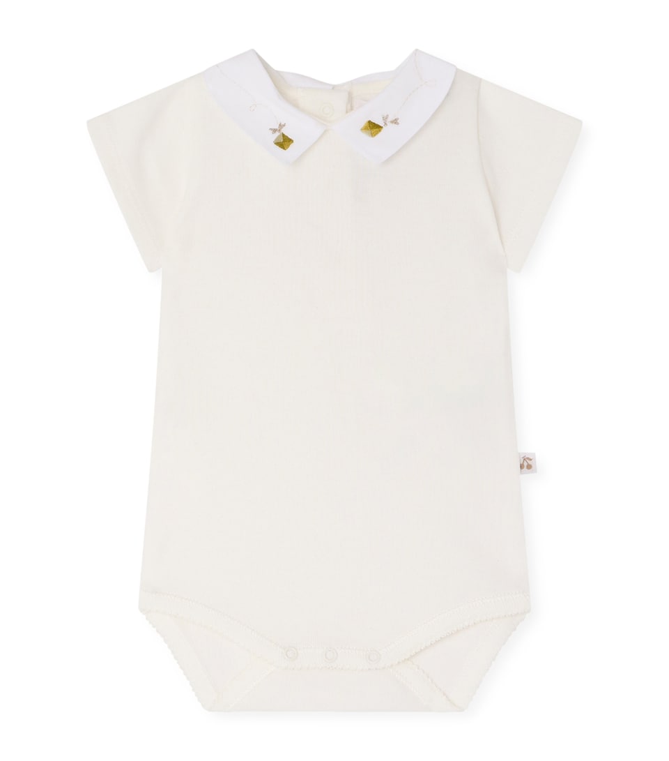 Cotton Embroidered Julliet Bodysuit (1-24 Months)