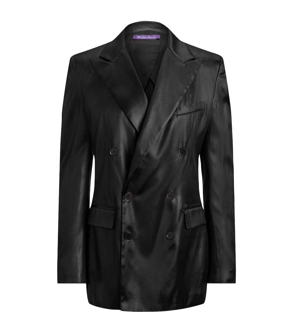 Ralph Lauren Collection Womens Chintz Ramona Blazer Black