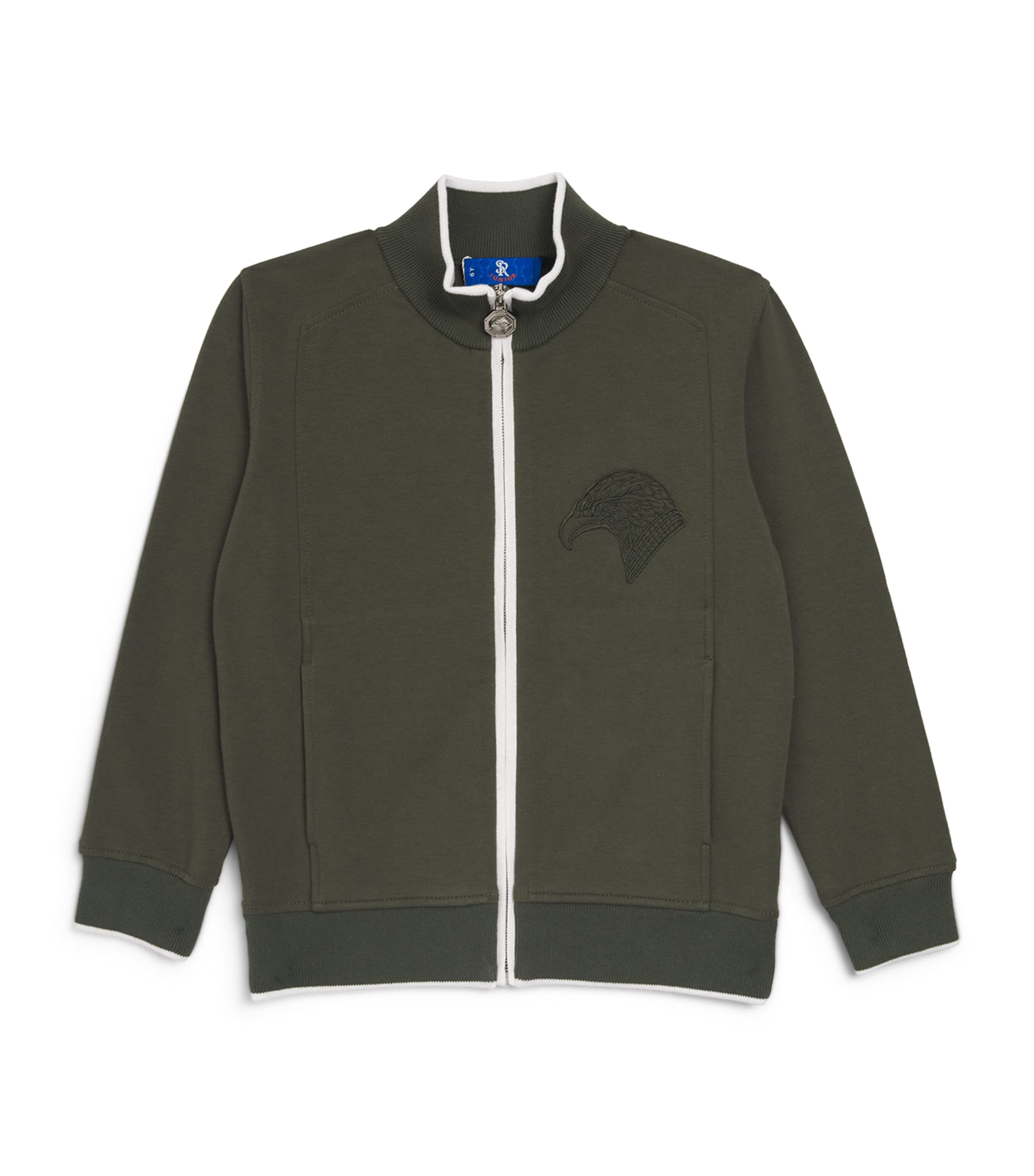 Stretch-Cotton Zip-Up Jacket (4-16 Years)