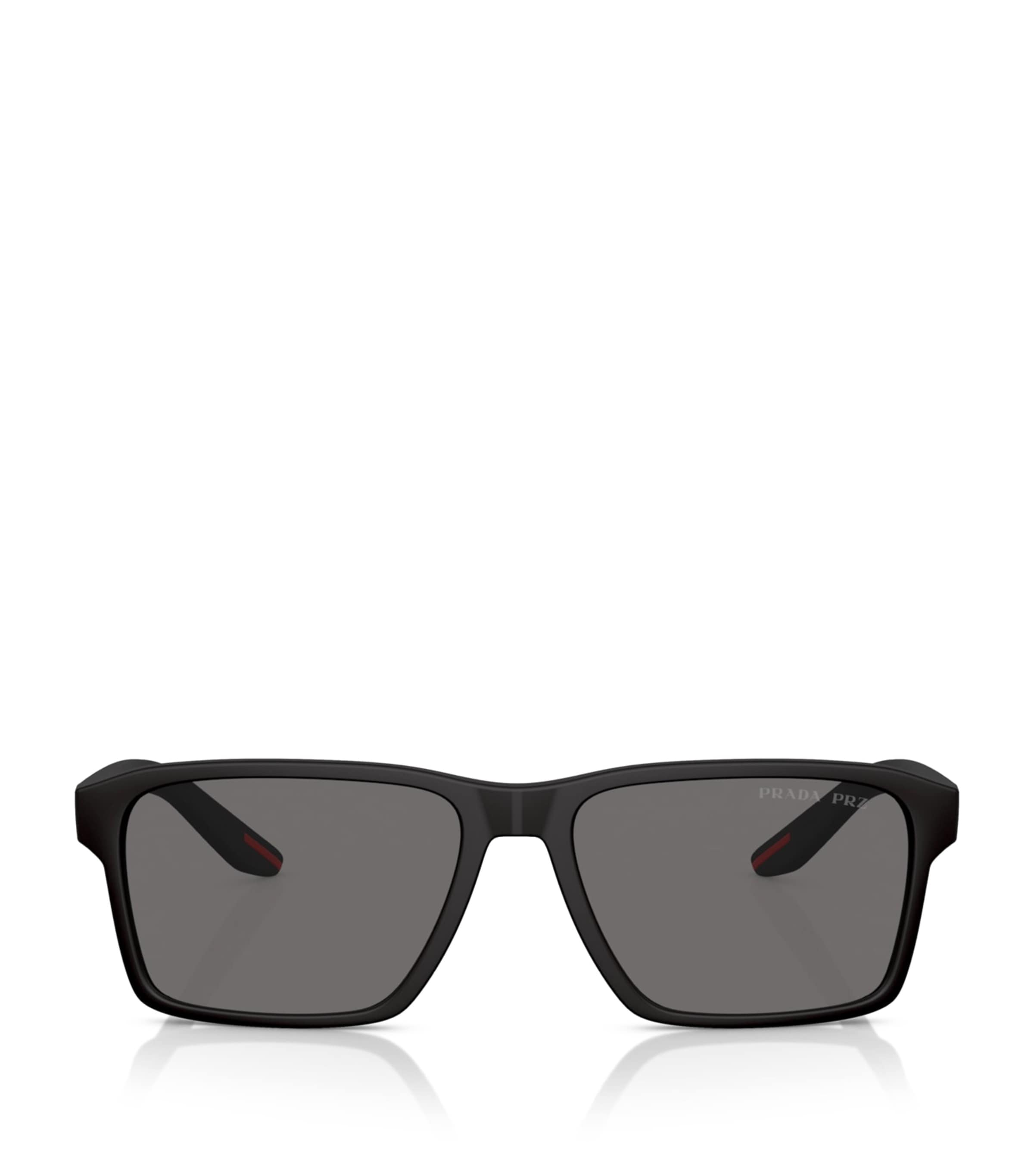 Prada Linea Rossa Rectangle Sunglasses Black