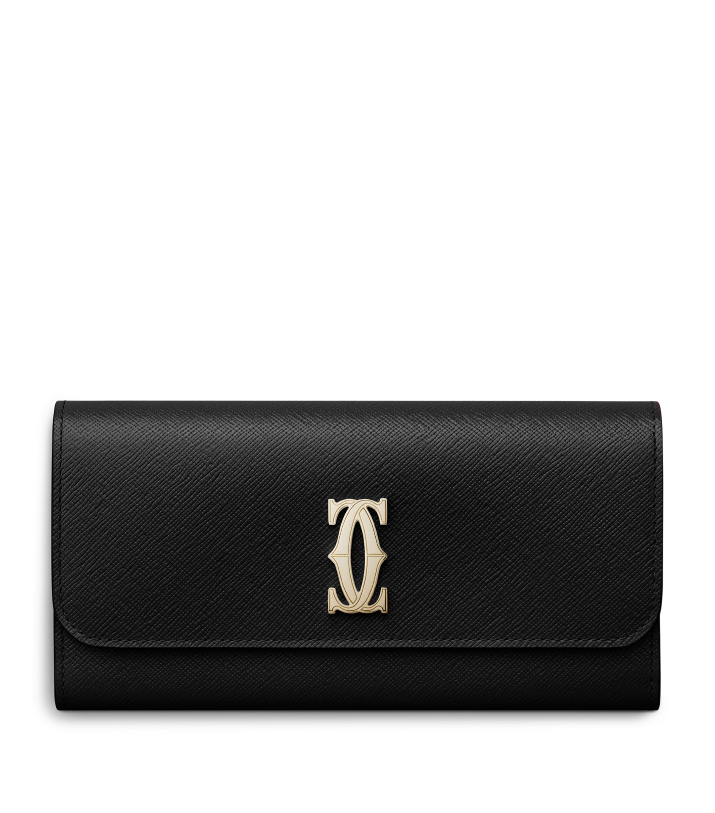 Cartier Leather C de Cartier International Wallet Black