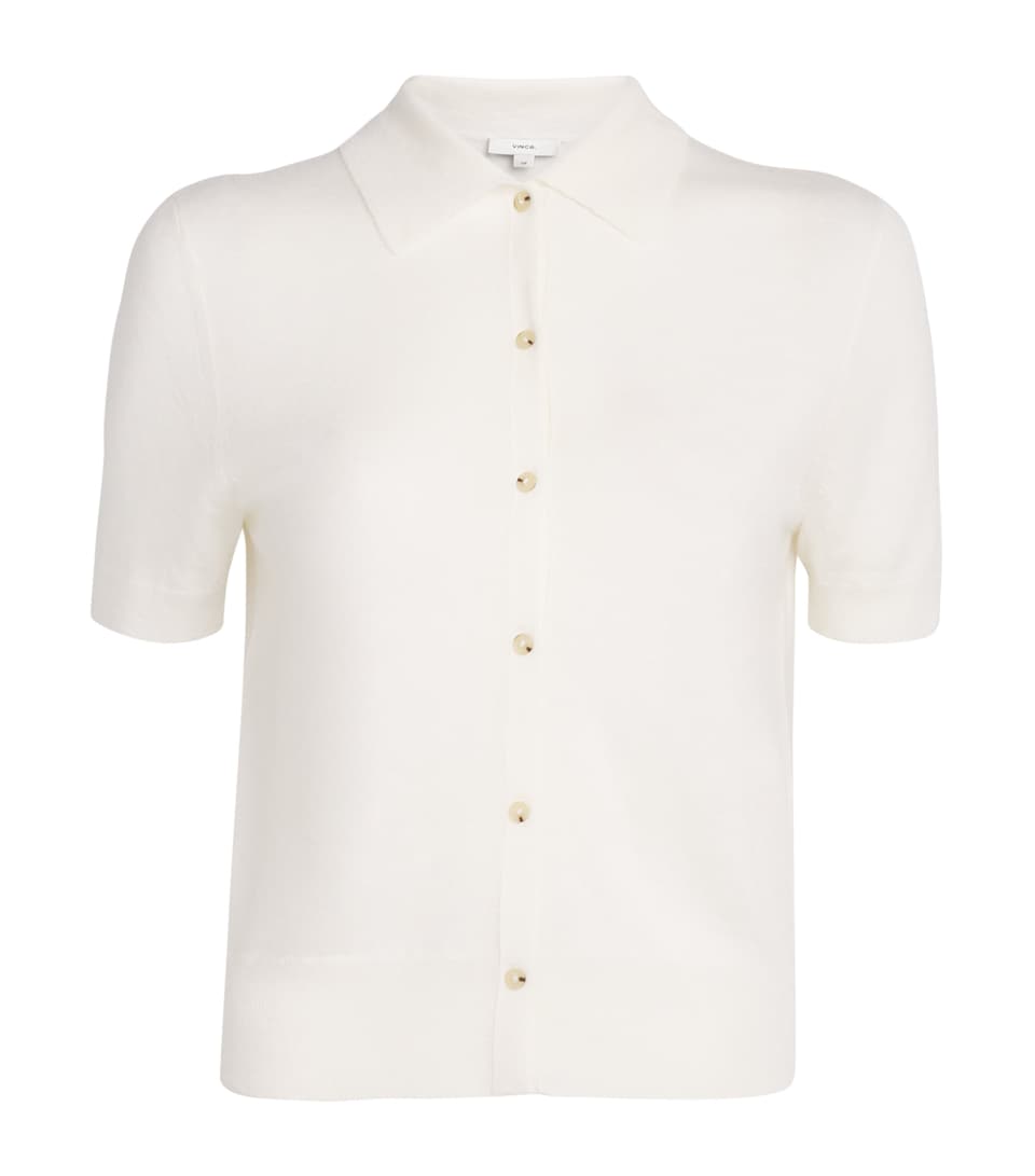 Wool-Blend Knitted Blouse