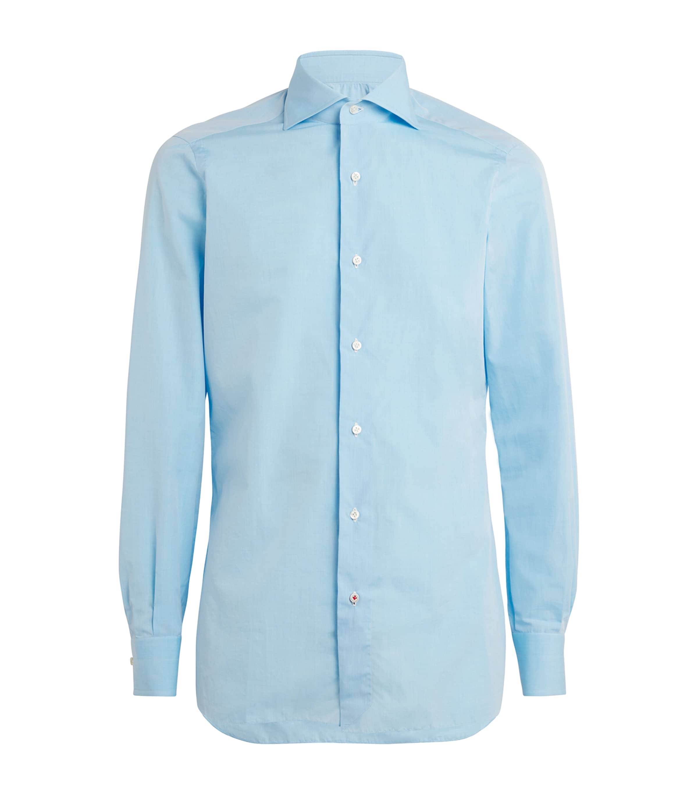 Isaia Mens Cotton Dress Shirt