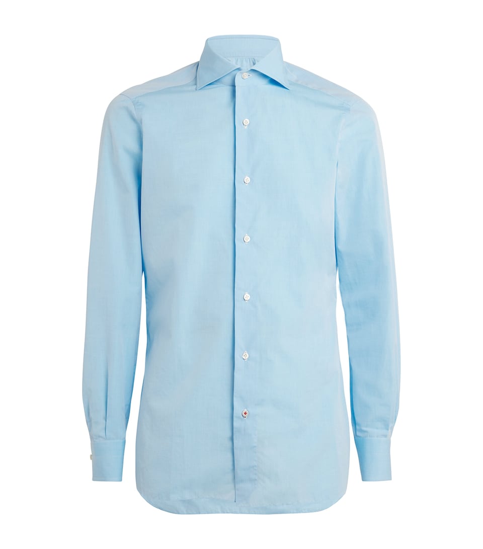 Isaia Mens Cotton Dress Shirt