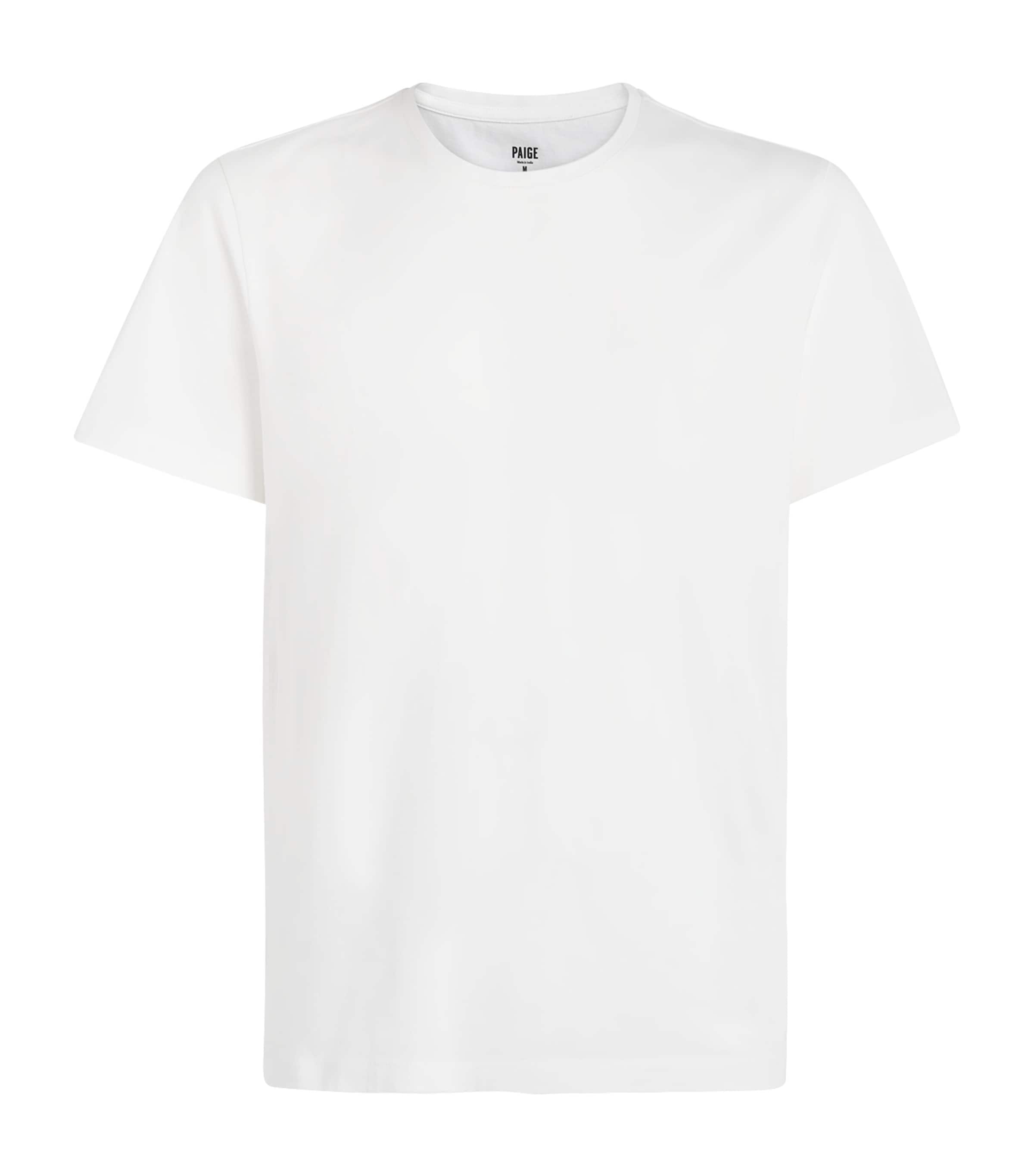 PAIGE Mens Pima Cotton T-Shirt White