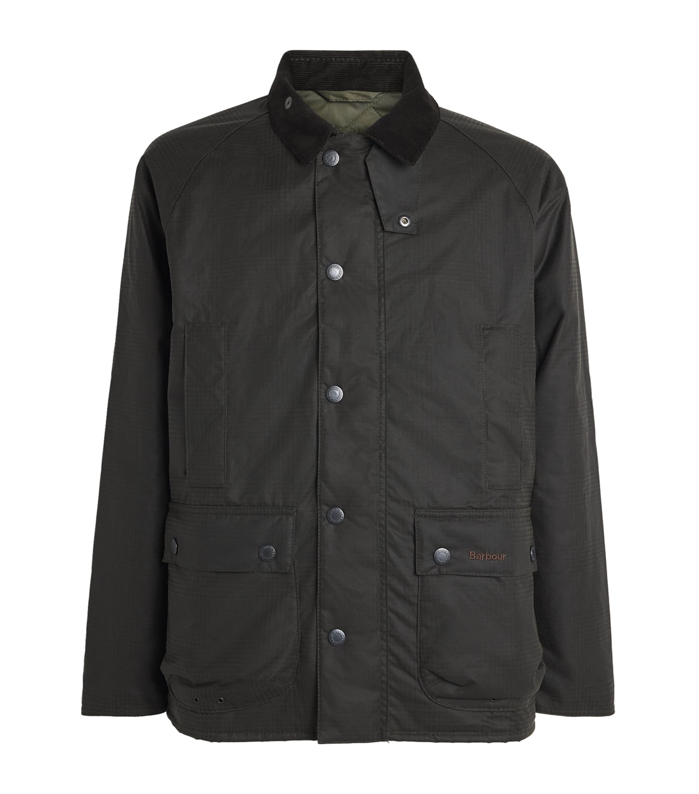 Waxed Cotton Check Beaufort Jacket