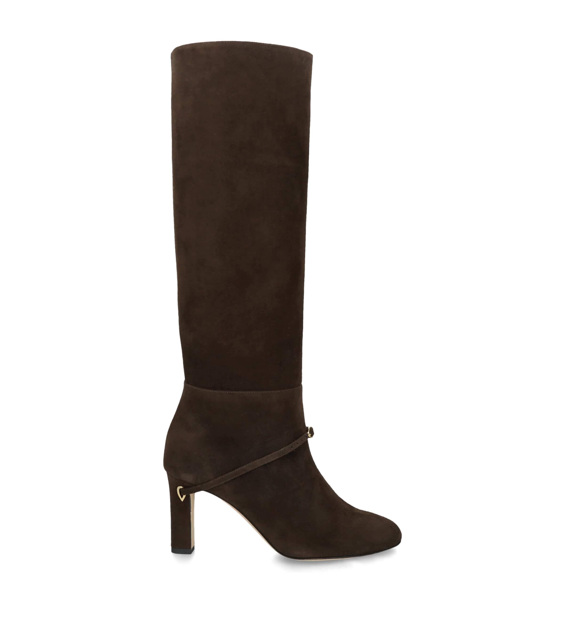 Jennifer Chamandi Suede Samuele Knee-High Boots 85 Brown