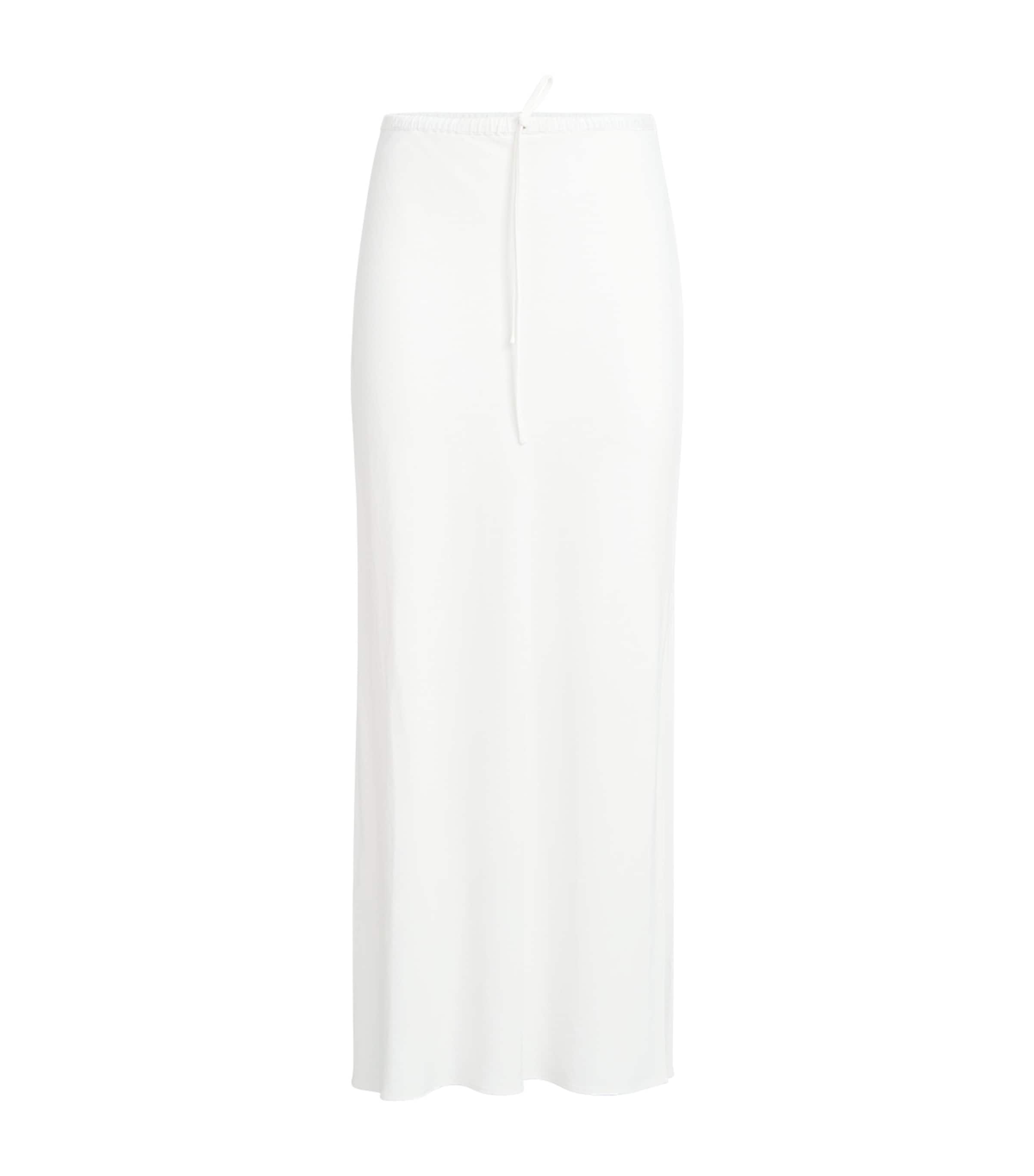 Drawstring Midi Skirt