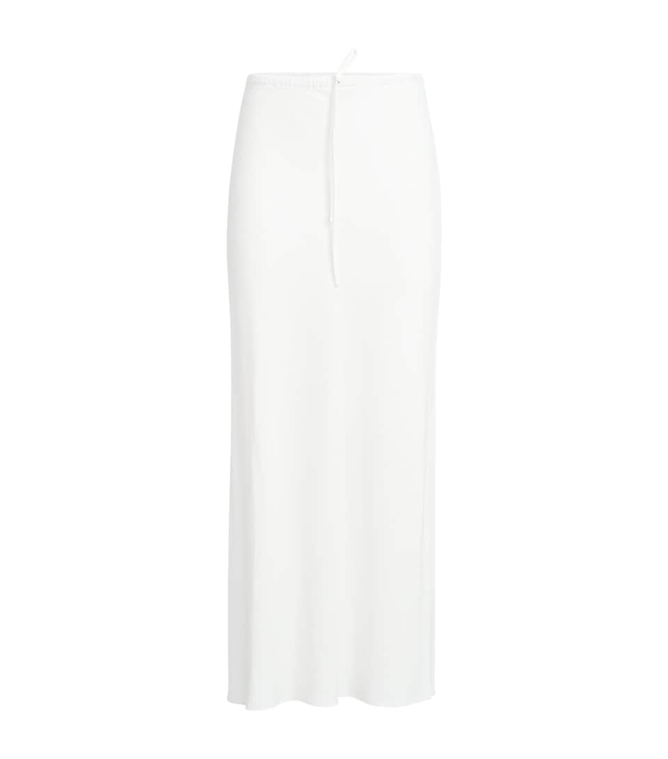 Brunello Cucinelli Womens Drawstring Midi Skirt