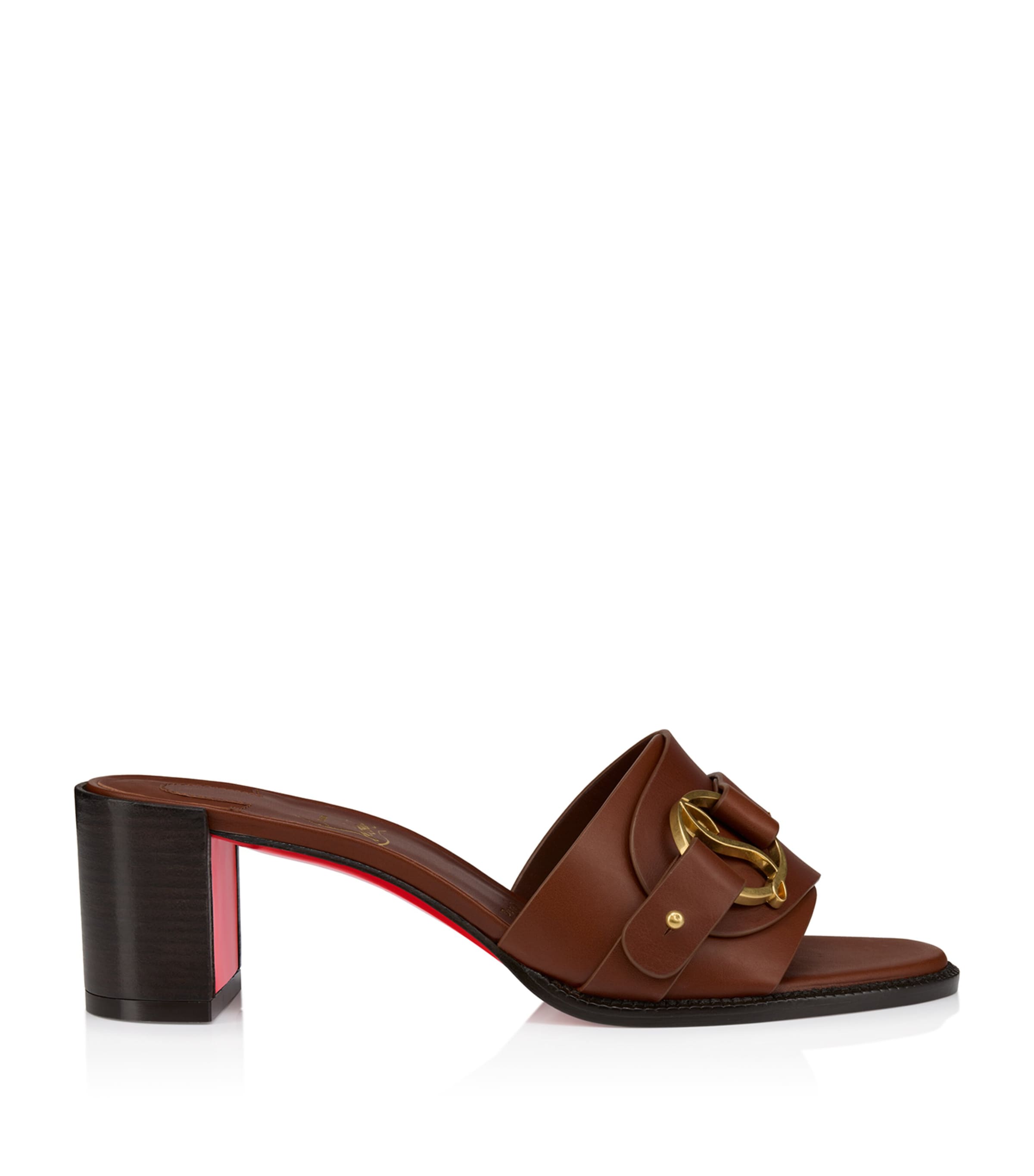 Christian Louboutin Her In Roma Leather Heeled Mules 55