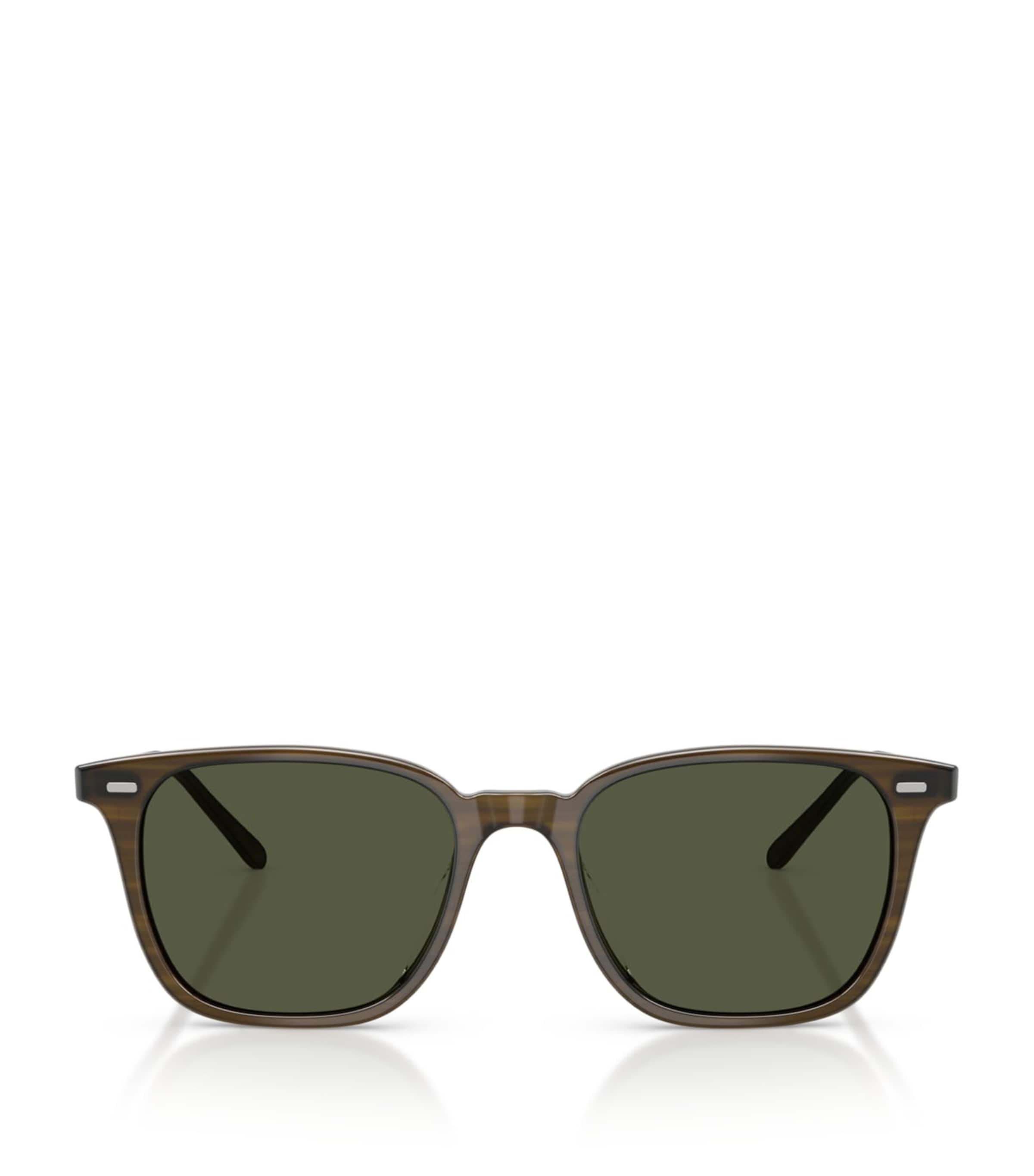Oliver Peoples Laedin Square Sunglasses Green