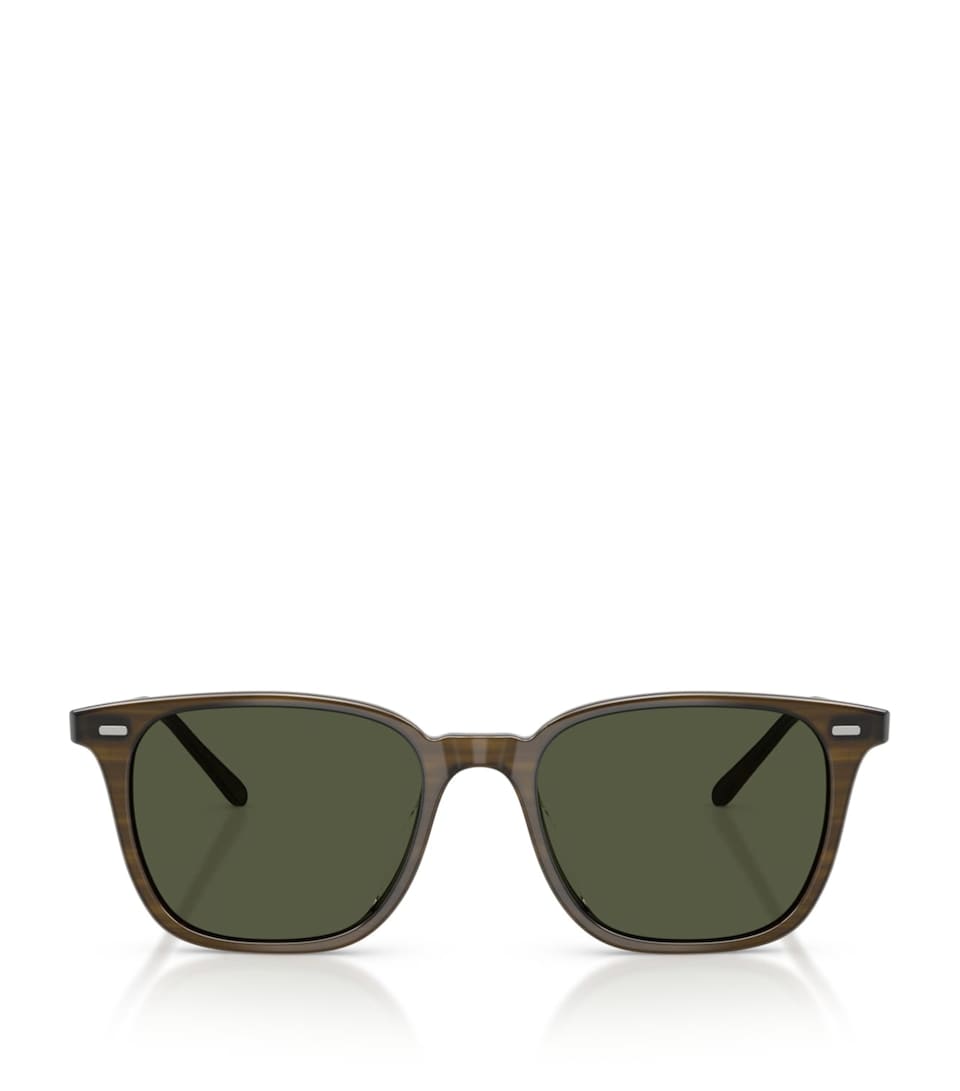 Oliver Peoples Laedin Square Sunglasses Green