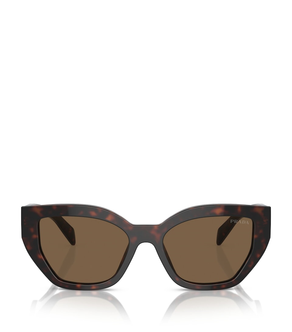 Prada Tortoiseshell Geometric Sunglasses