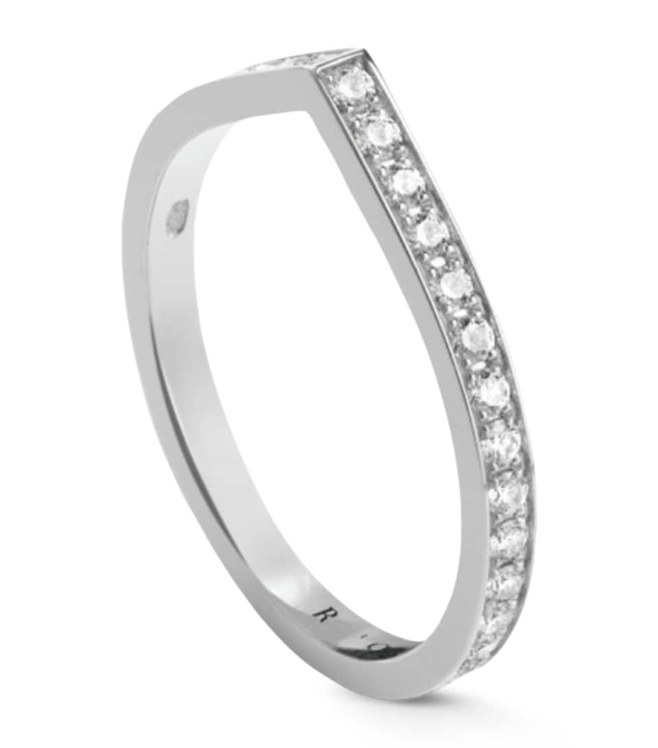 Repossi White Gold and Diamond Antifer Ring White Gold