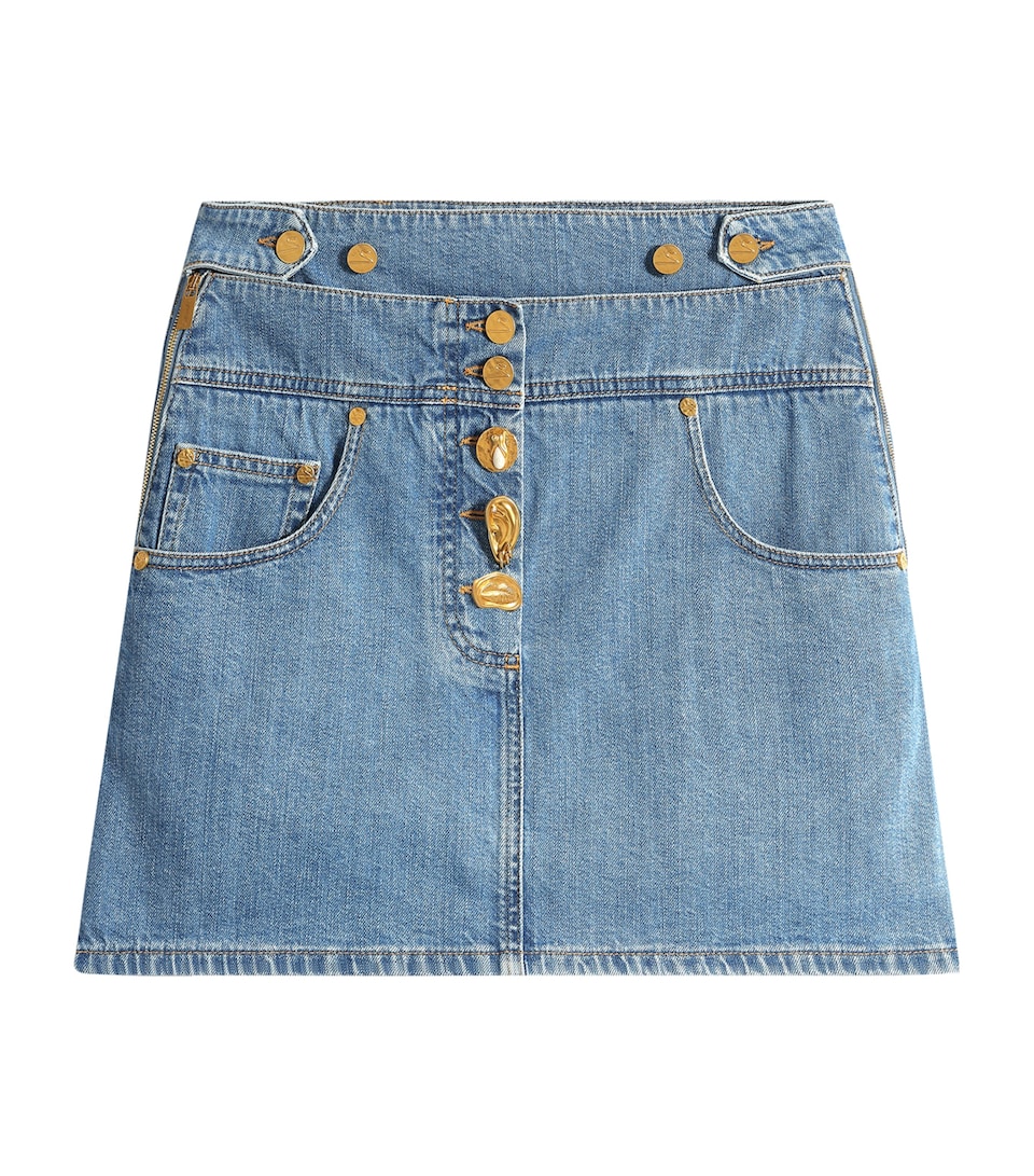 Denim Mini Skirt