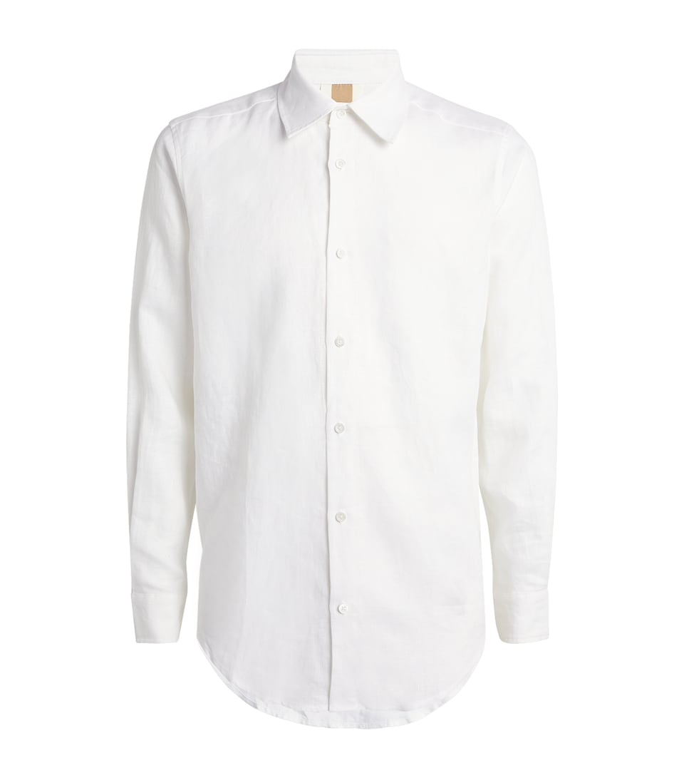 CHÉ Mens Linen Shirt White