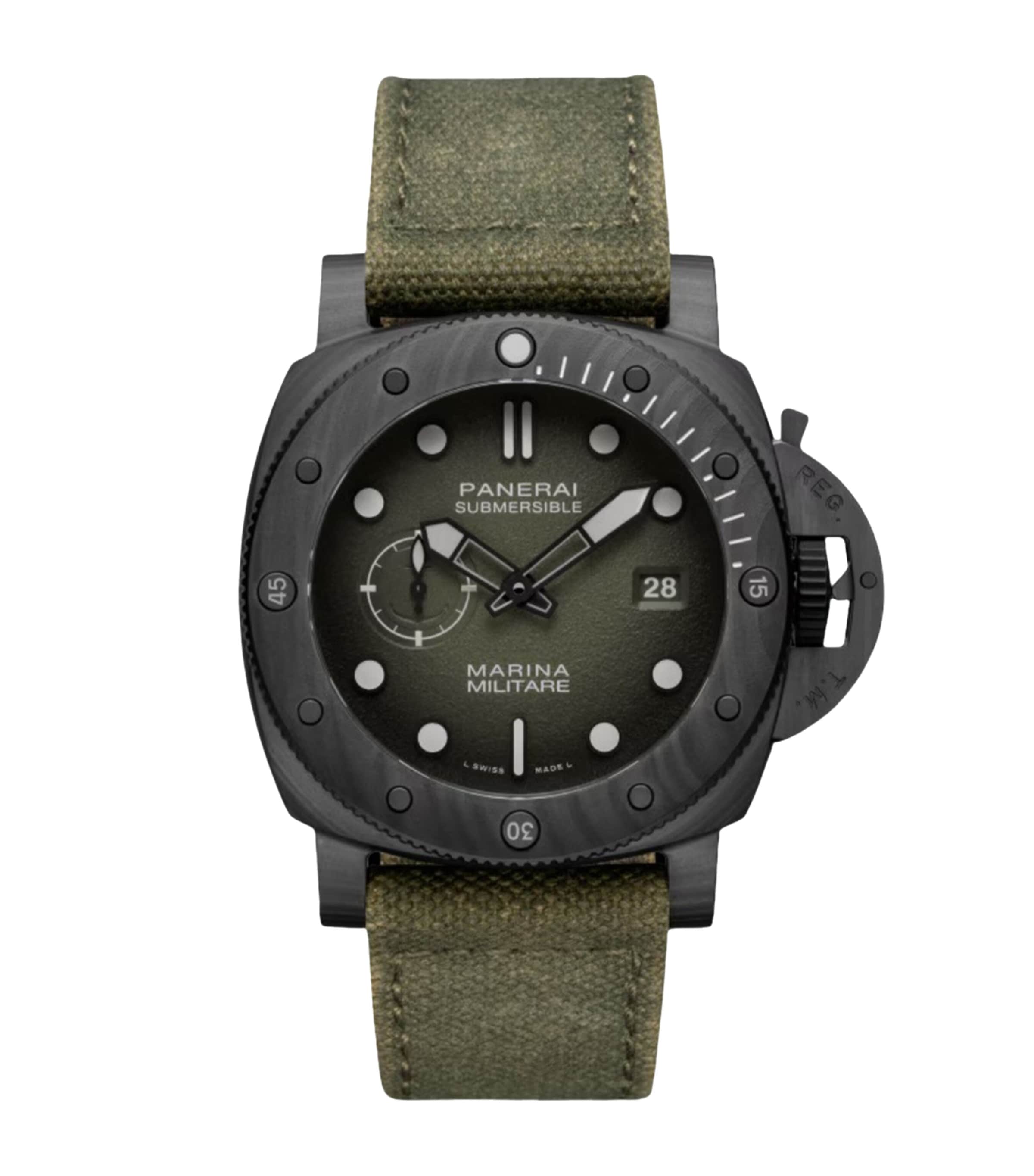 Stainless Steel Submersible Marina Militare Watch 44mm