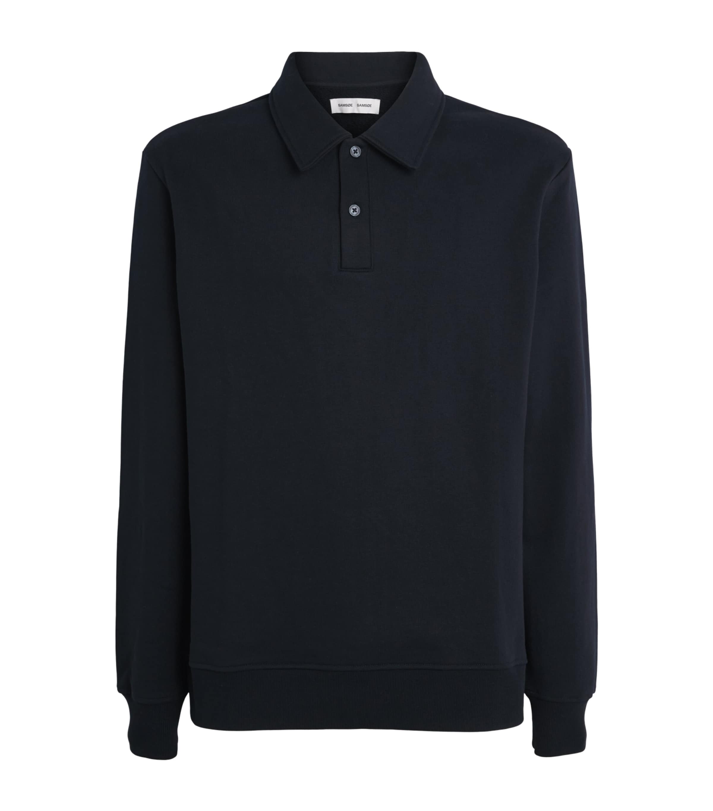Samsøe Samsøe Mens Cotton-Blend Samarcel Polo Shirt Salute