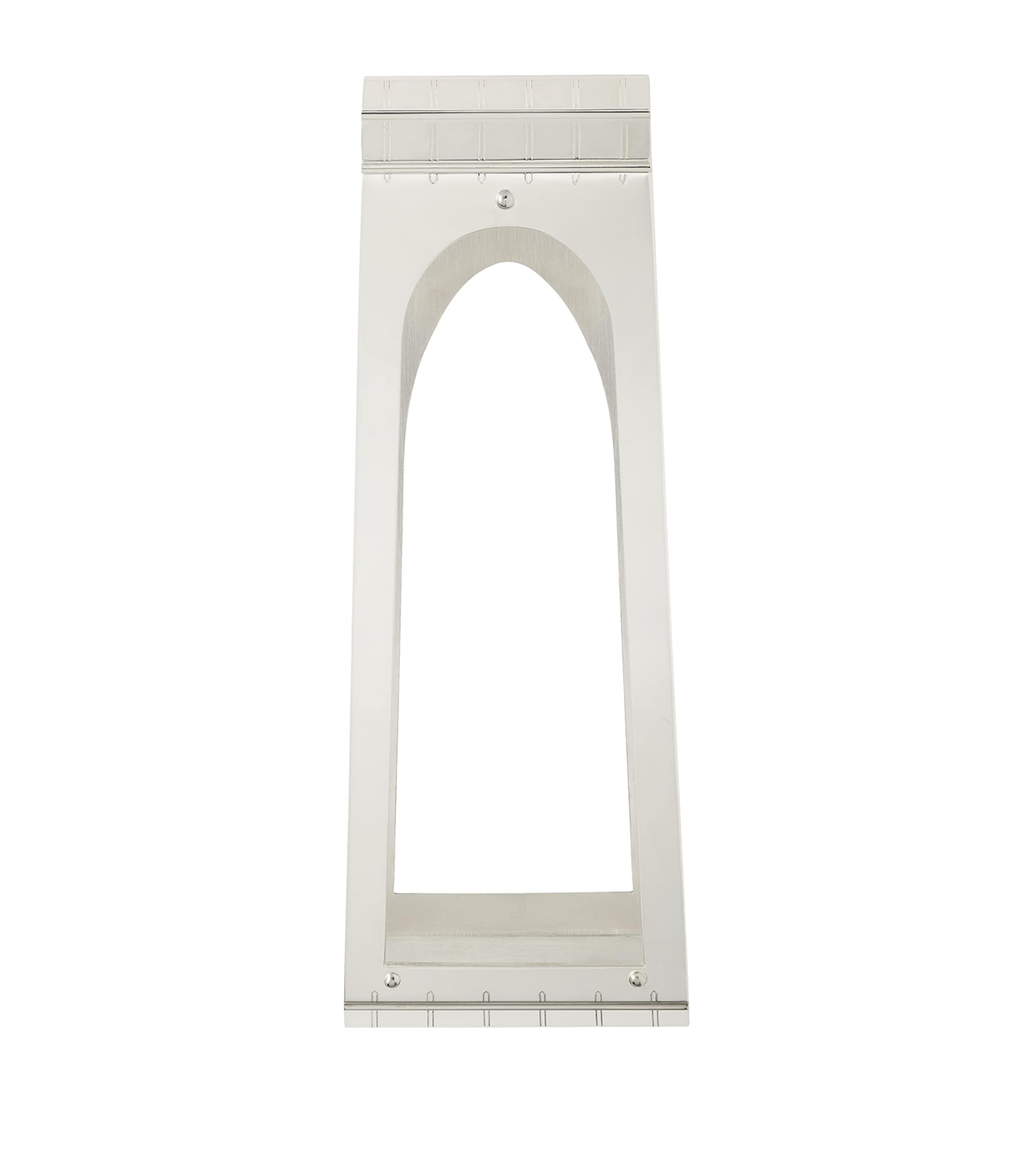 Silver-Plated Graphik Wine Bottle Holder