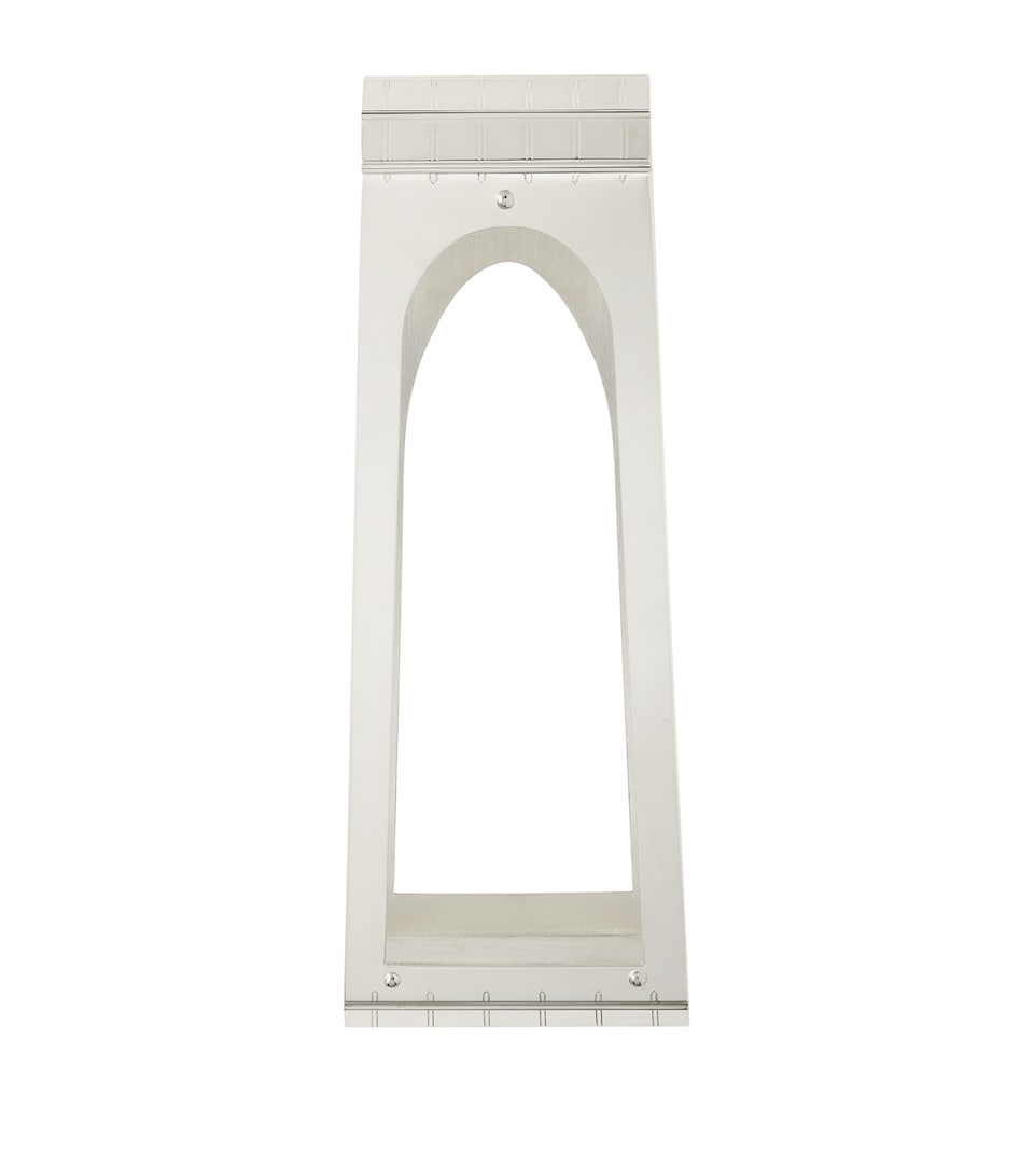 Silver-Plated Graphik Wine Bottle Holder