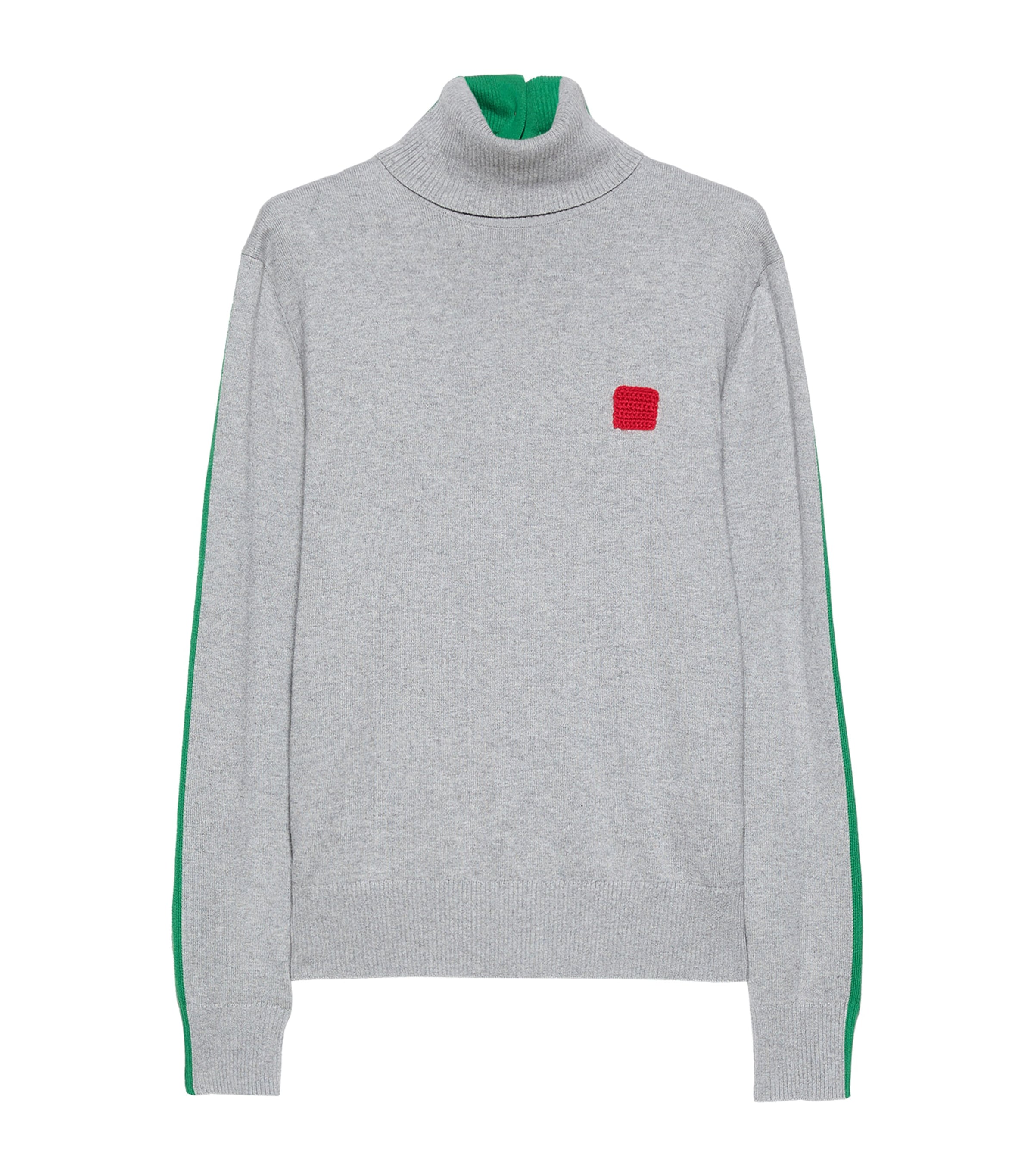 MAX&Co. Womens Cotton-Cashmere Sweater Melange Grey