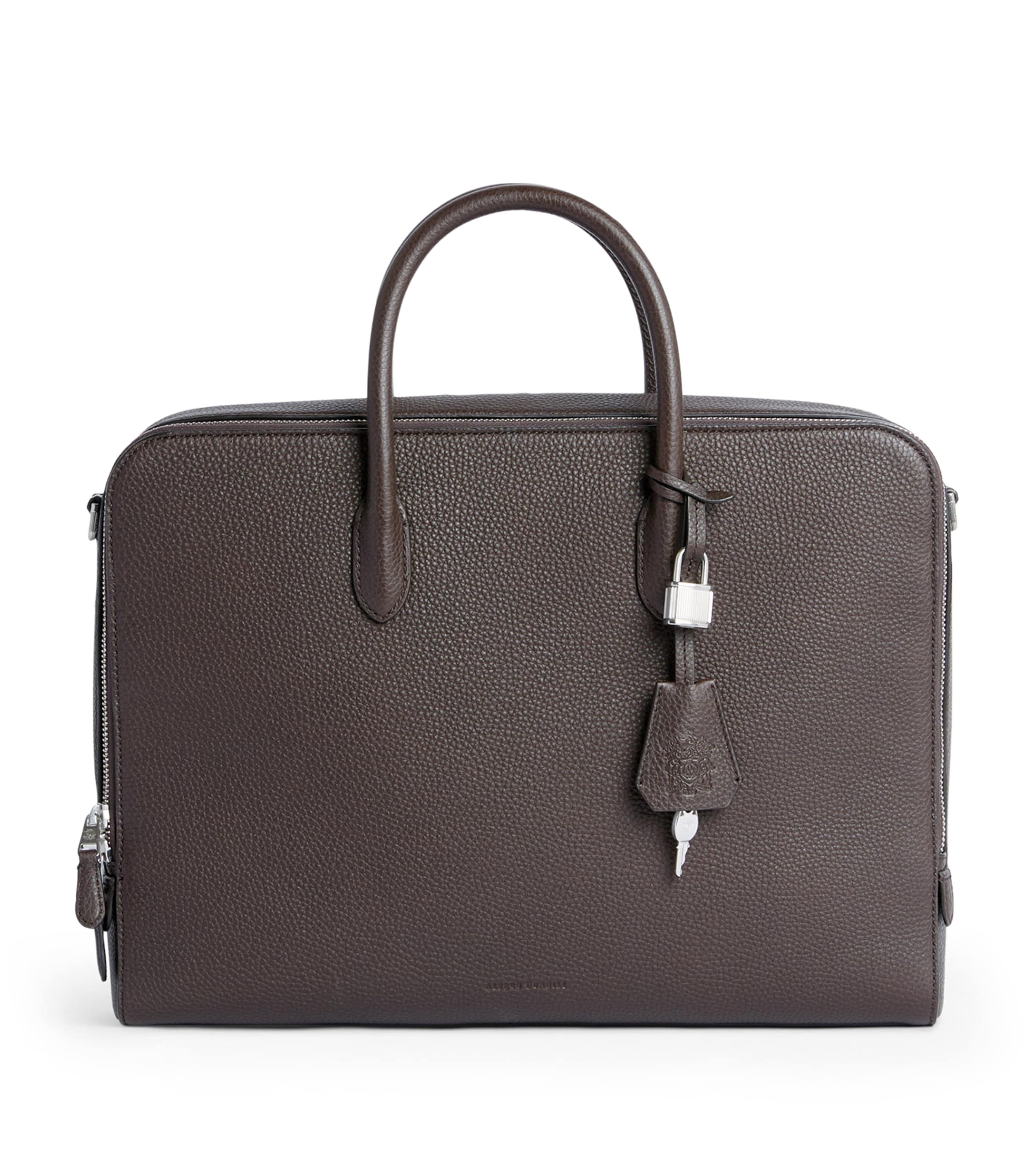 Dunhill Leather Bourdon 38 Briefcase
