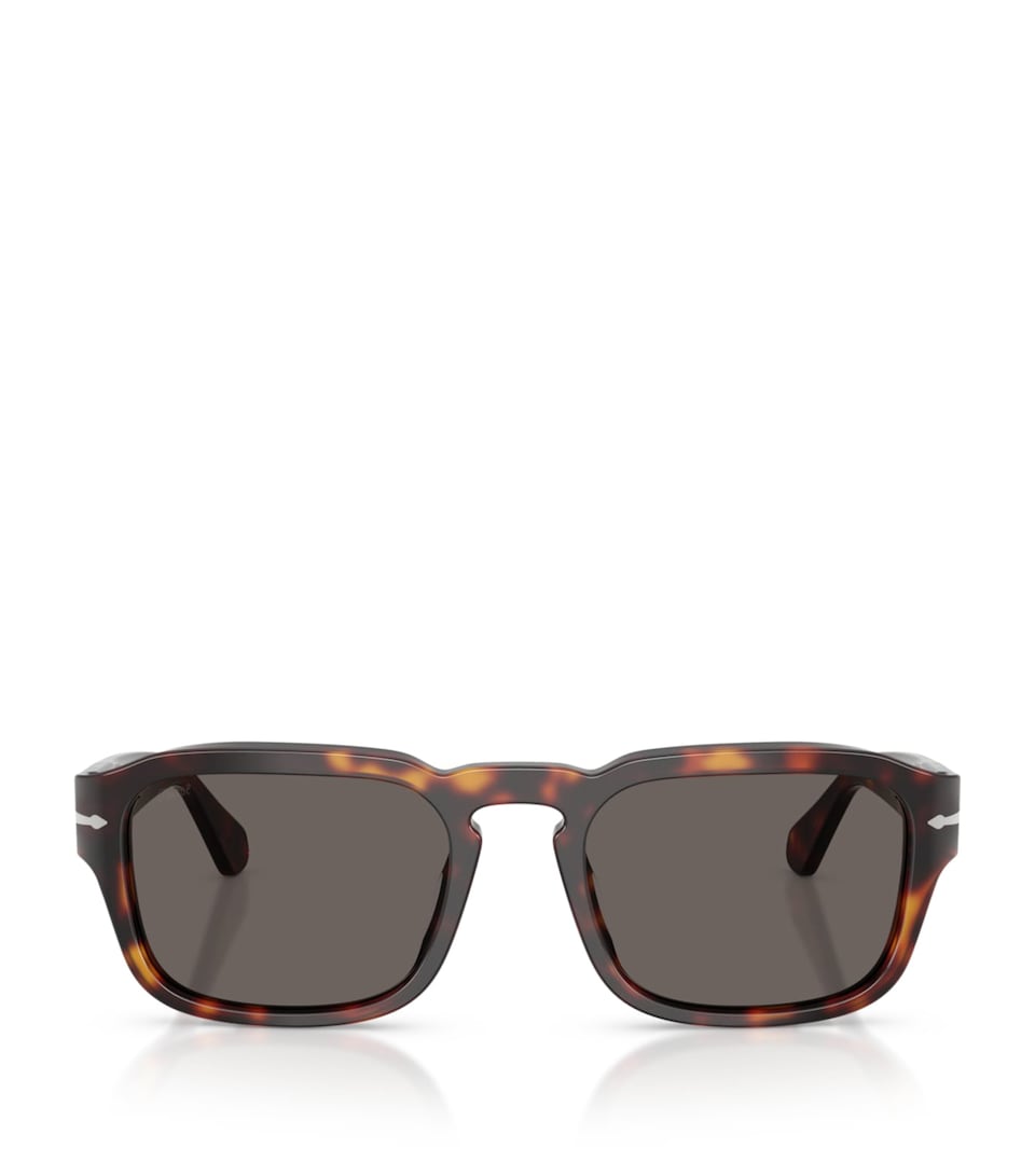 Persol Tortoiseshell Pillow Sunglasses Brown