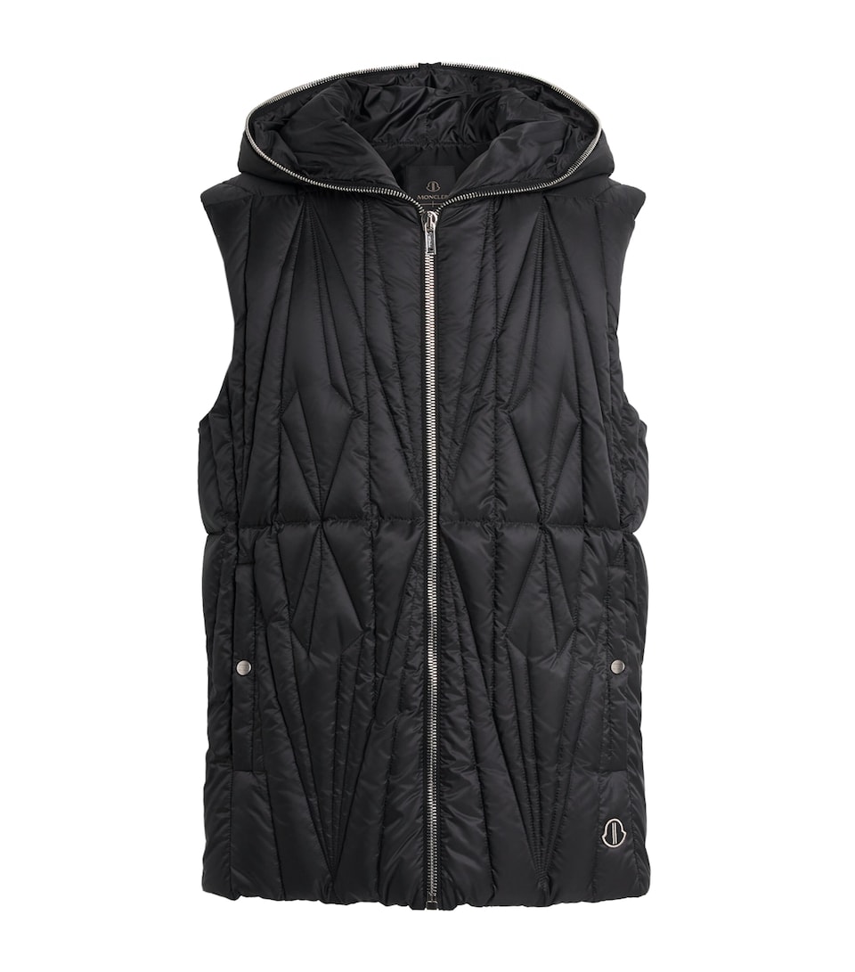 x Moncler Down Geocamo Gilet