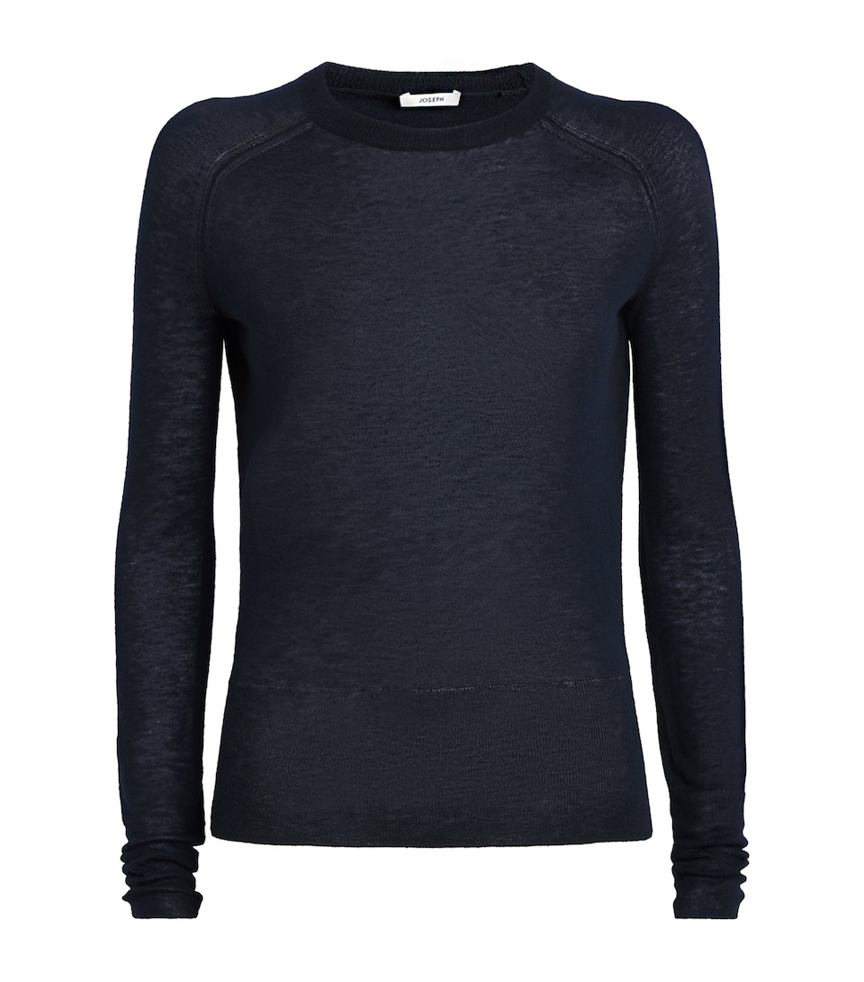 Joseph Womens Cashmere Cashair Geras Sweater Navy