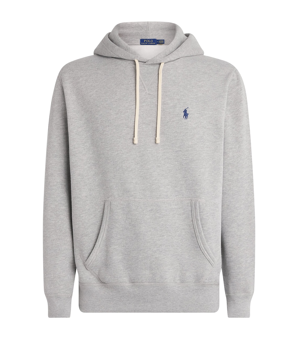 Polo Ralph Lauren Mens Cotton Polo Pony Hoodie Andover Heather