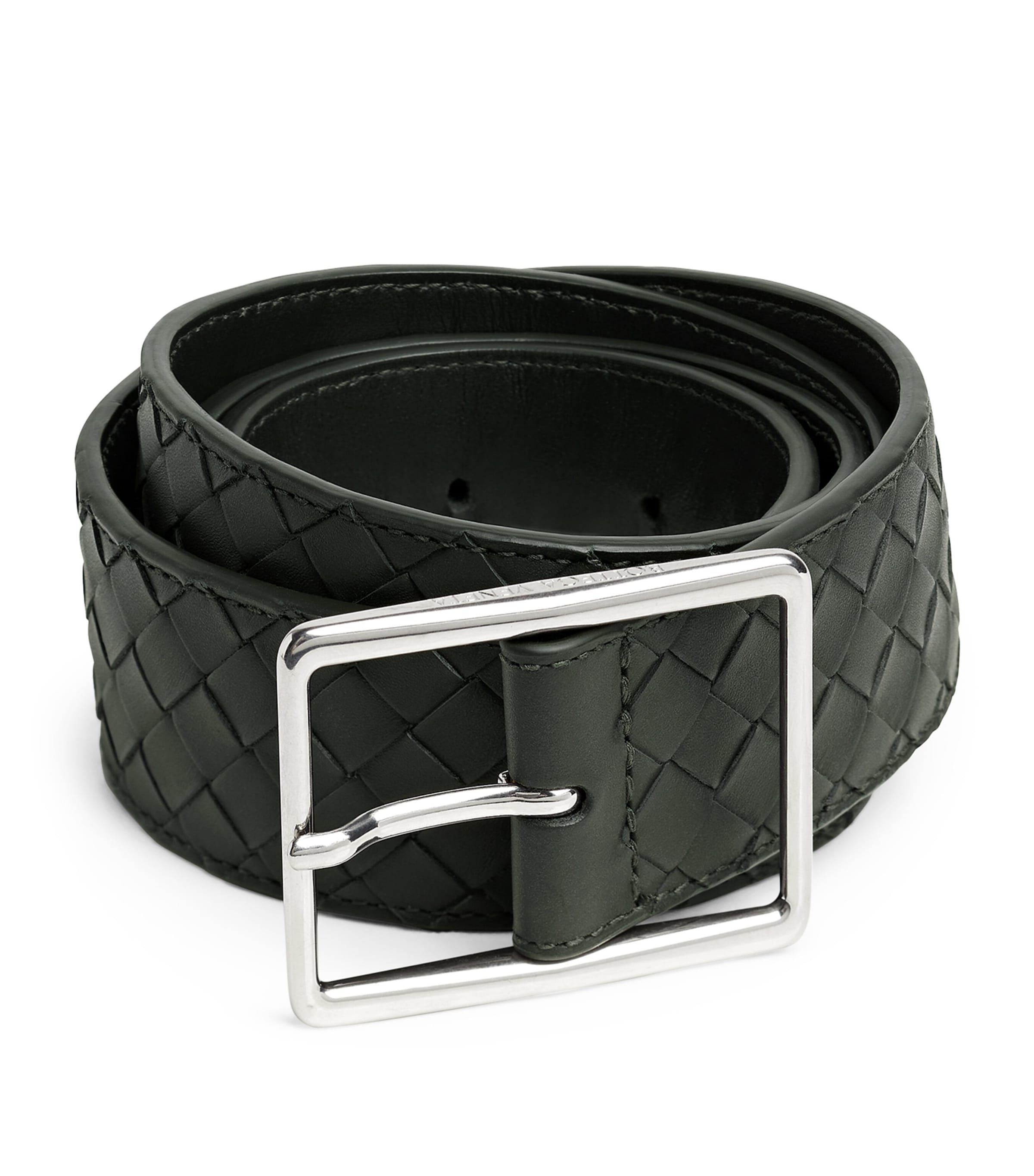 ベルト BOTTEGA VENETA BELT INTRECCIO 20 TAURILLON Bottega Veneta® Men's Intrecciato Taurillon Belt in Black