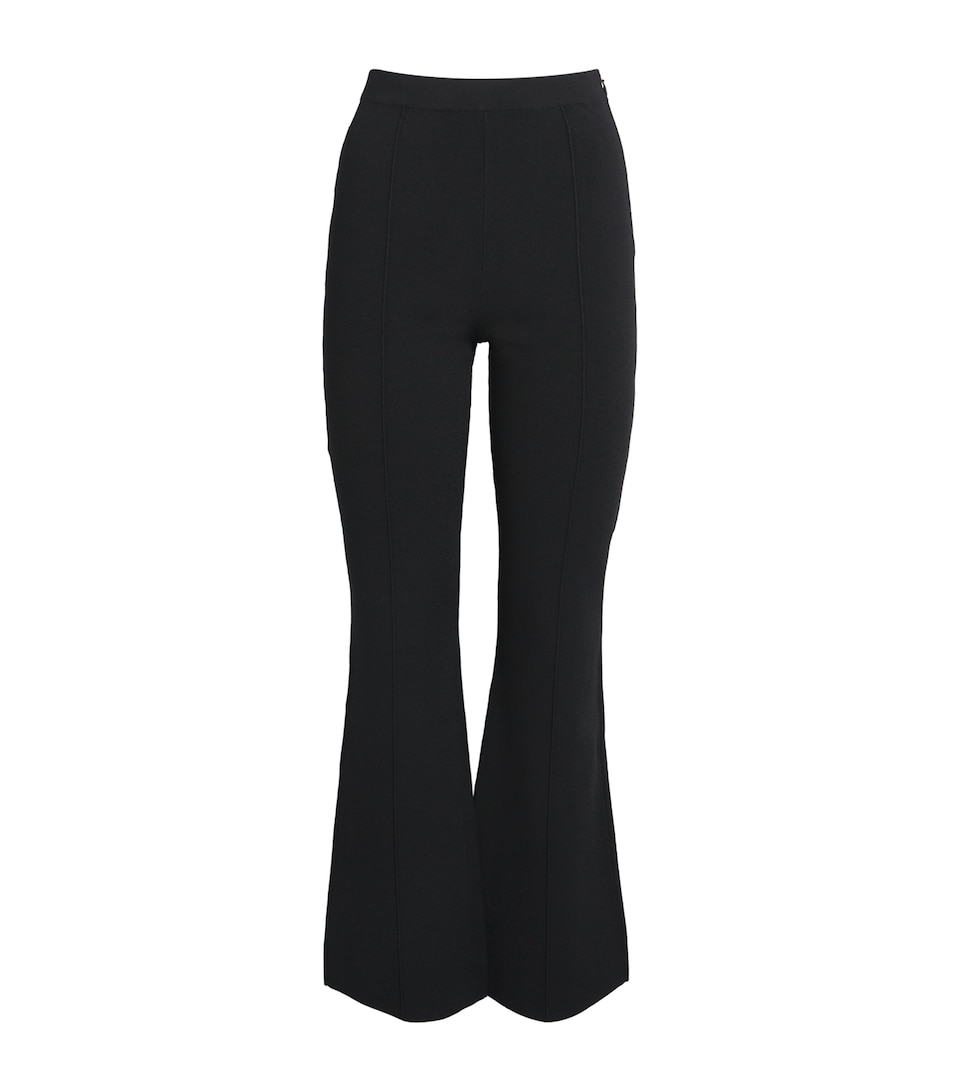 Knitted Crepe Kick Trousers