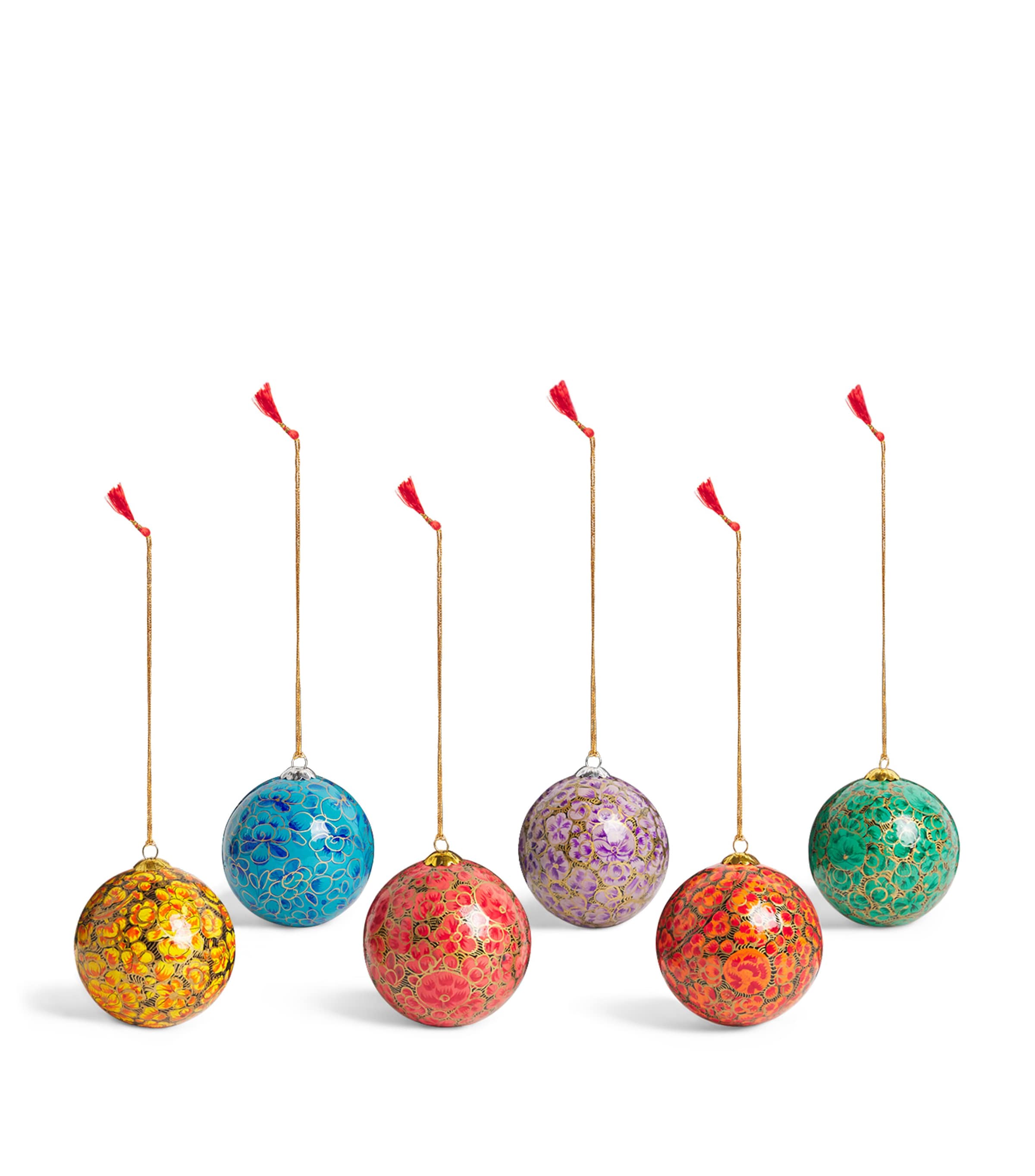 Floral Baubles (Set of 6)