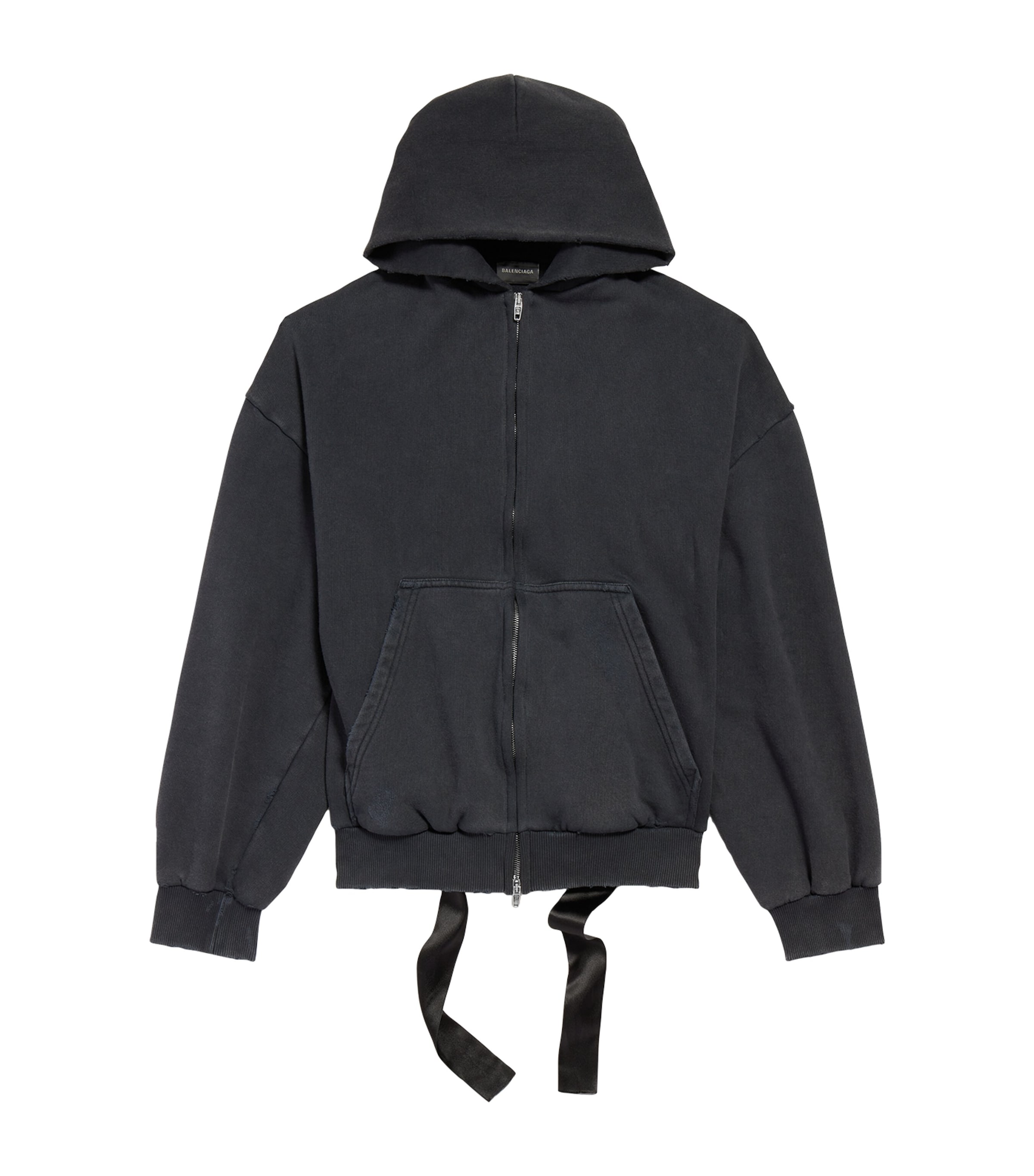Balenciaga Tape Type Zip-Up Hoodie | Harrods UK