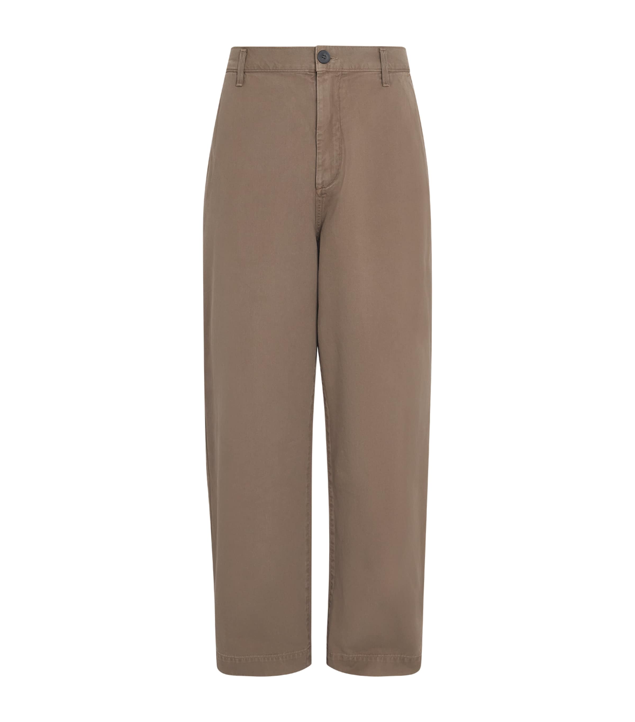 AGOLDE Mens Cotton Warrick Relaxed Trousers Rockwell