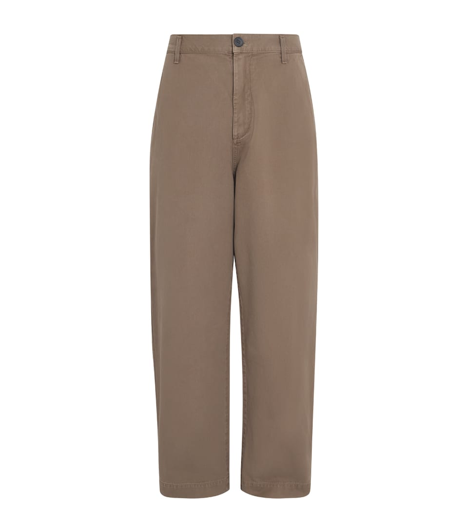 AGOLDE Mens Cotton Warrick Relaxed Trousers Rockwell