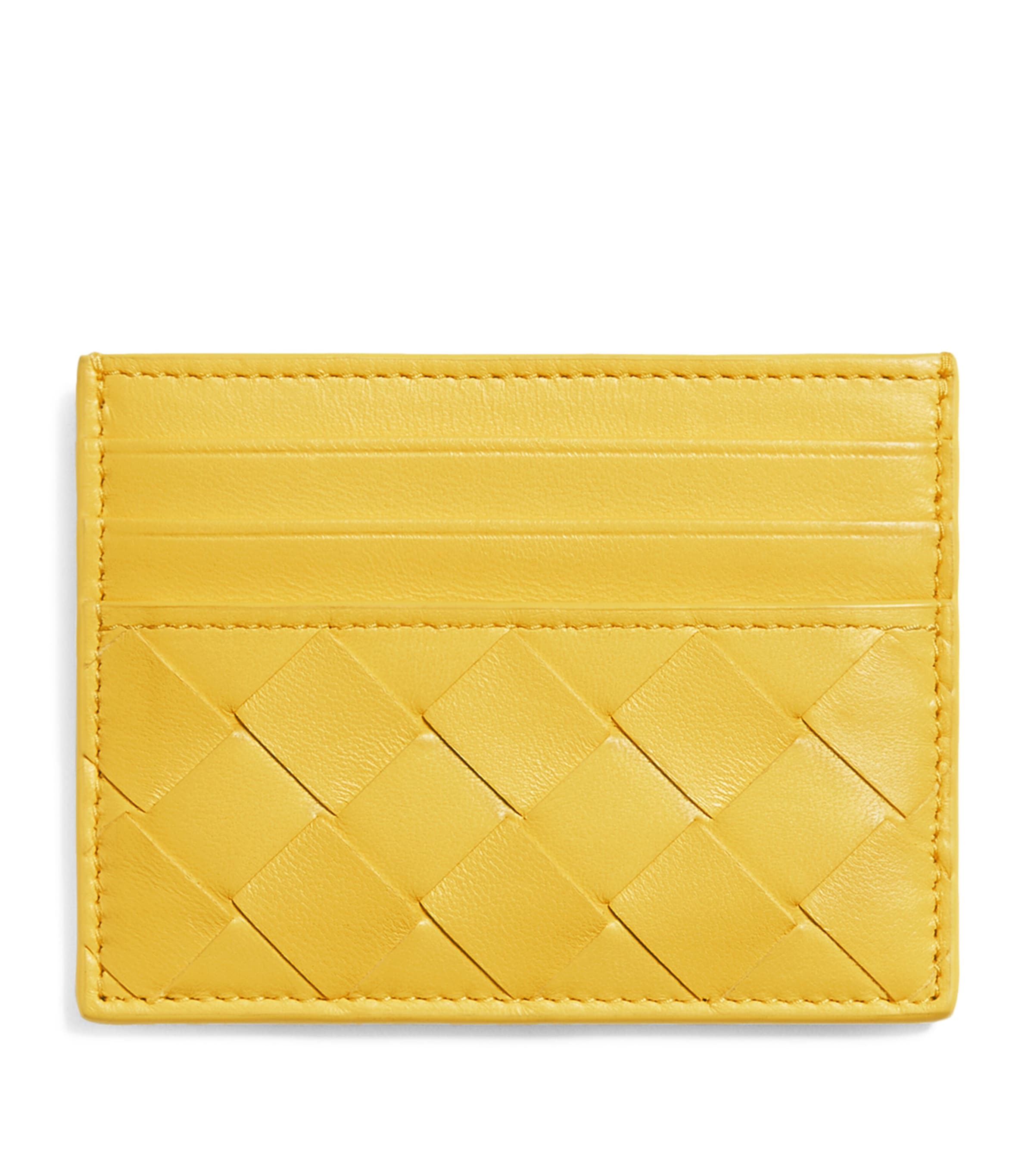 Bottega Veneta Leather Intrecciato Card Holder
