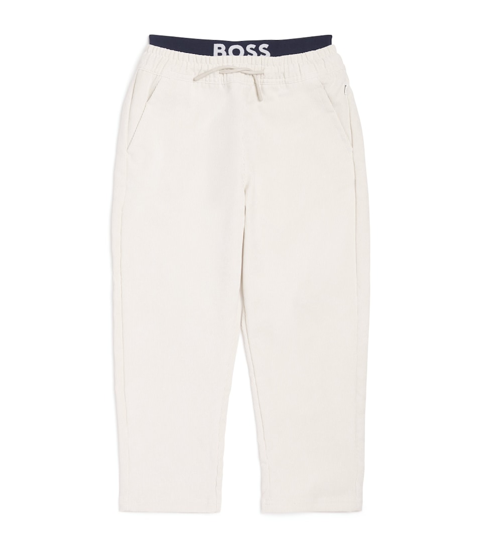 Stetch Corduroy Logo Sweatpants (4-16 Years)