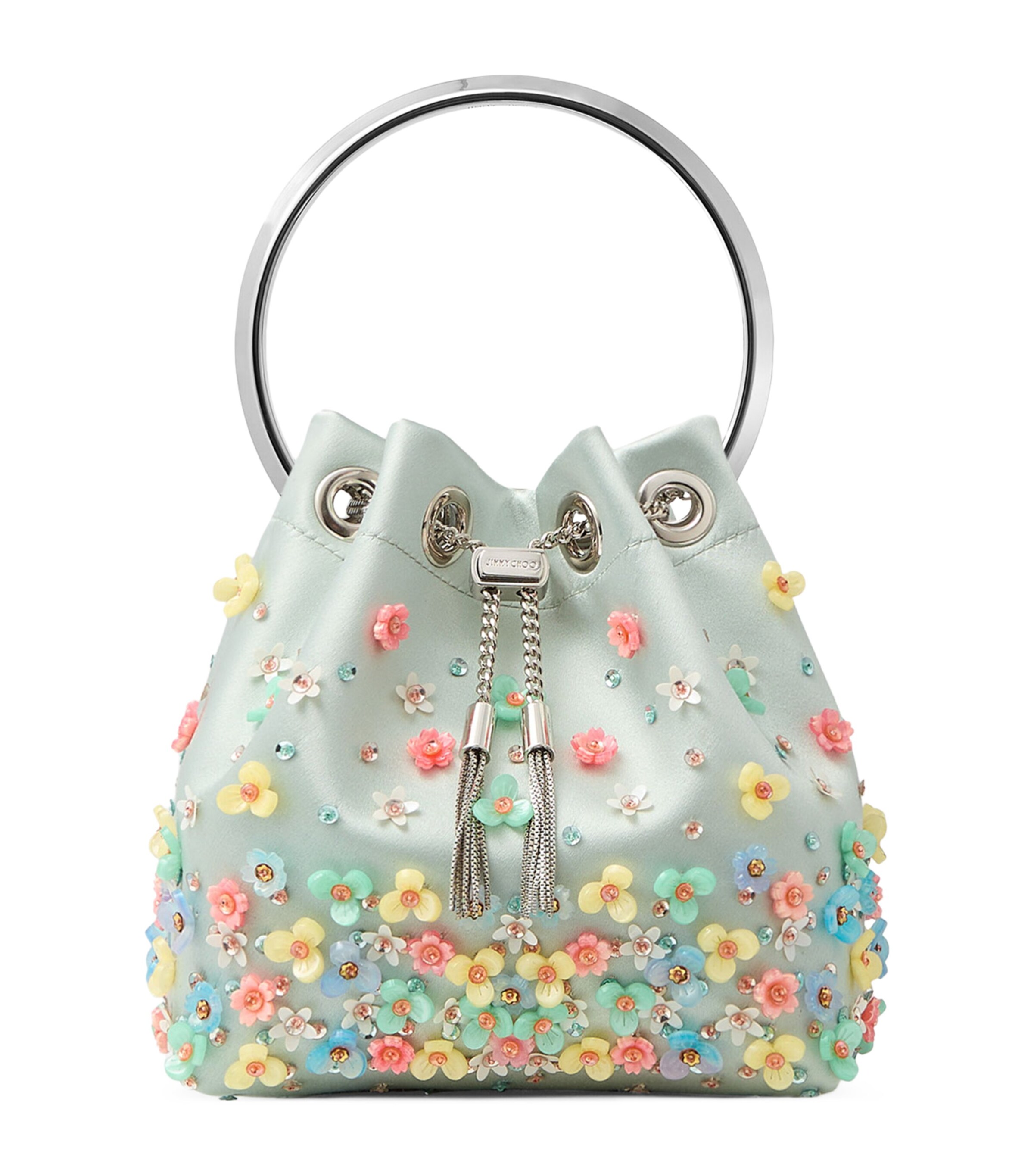 Jimmy Choo★BONBON TOP HANDLE BAGS Jimmy Choo Leather Bon Bon Top-Handle Bag | Harrods US