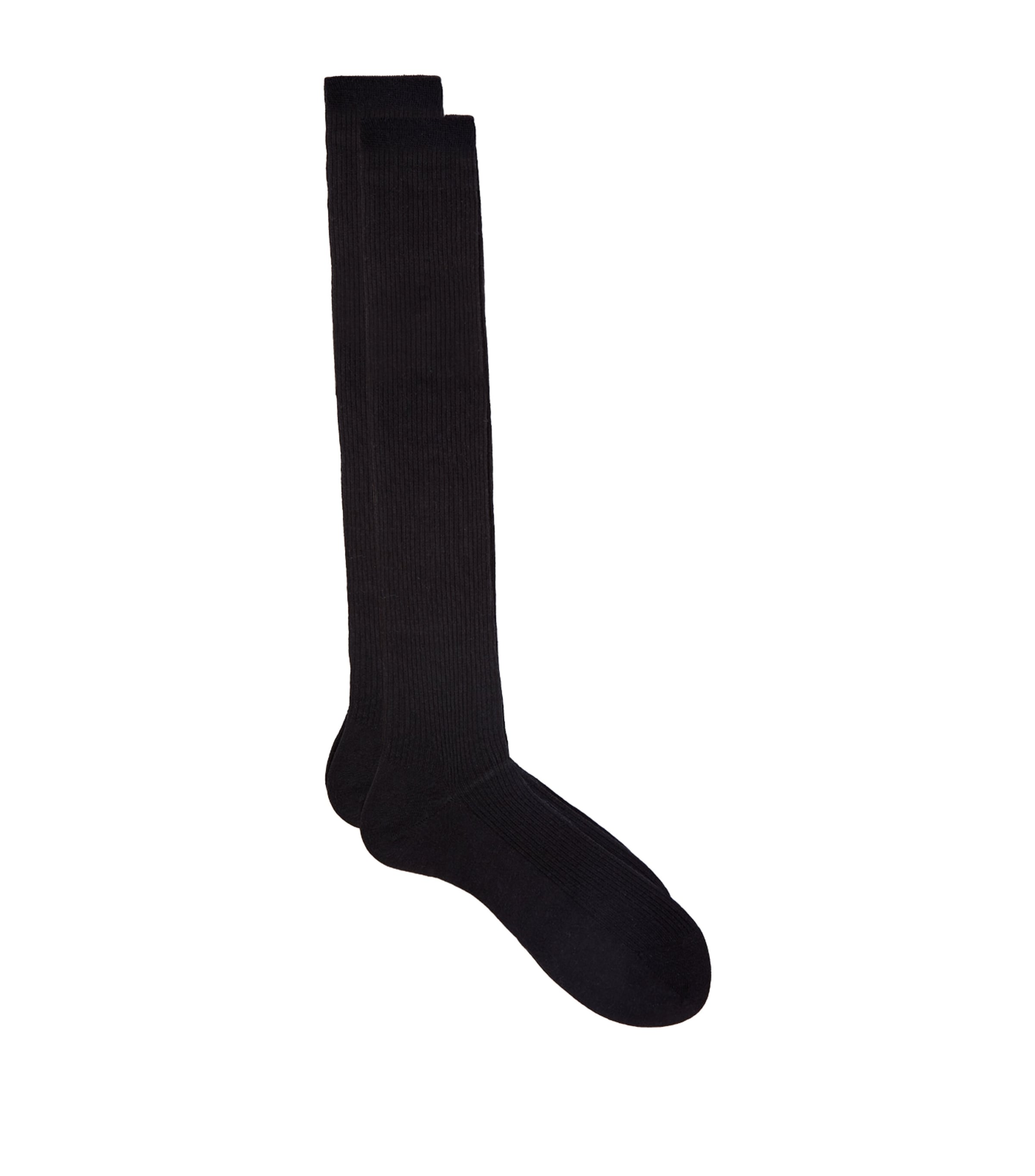 Merino Wool Ribbed Socks